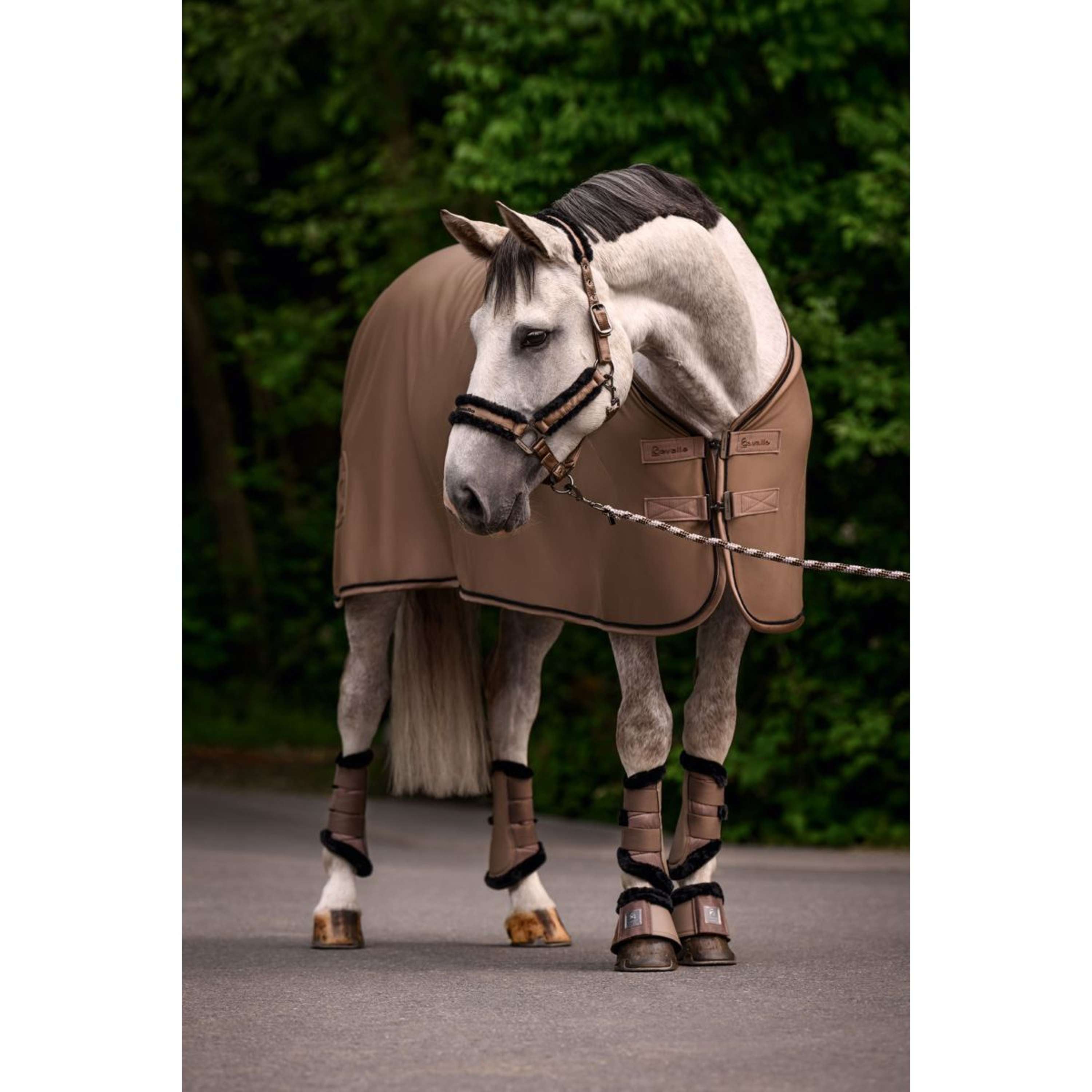 Cavallo Fleece Rug CavalQuick Dry Cooler Mocha Latte