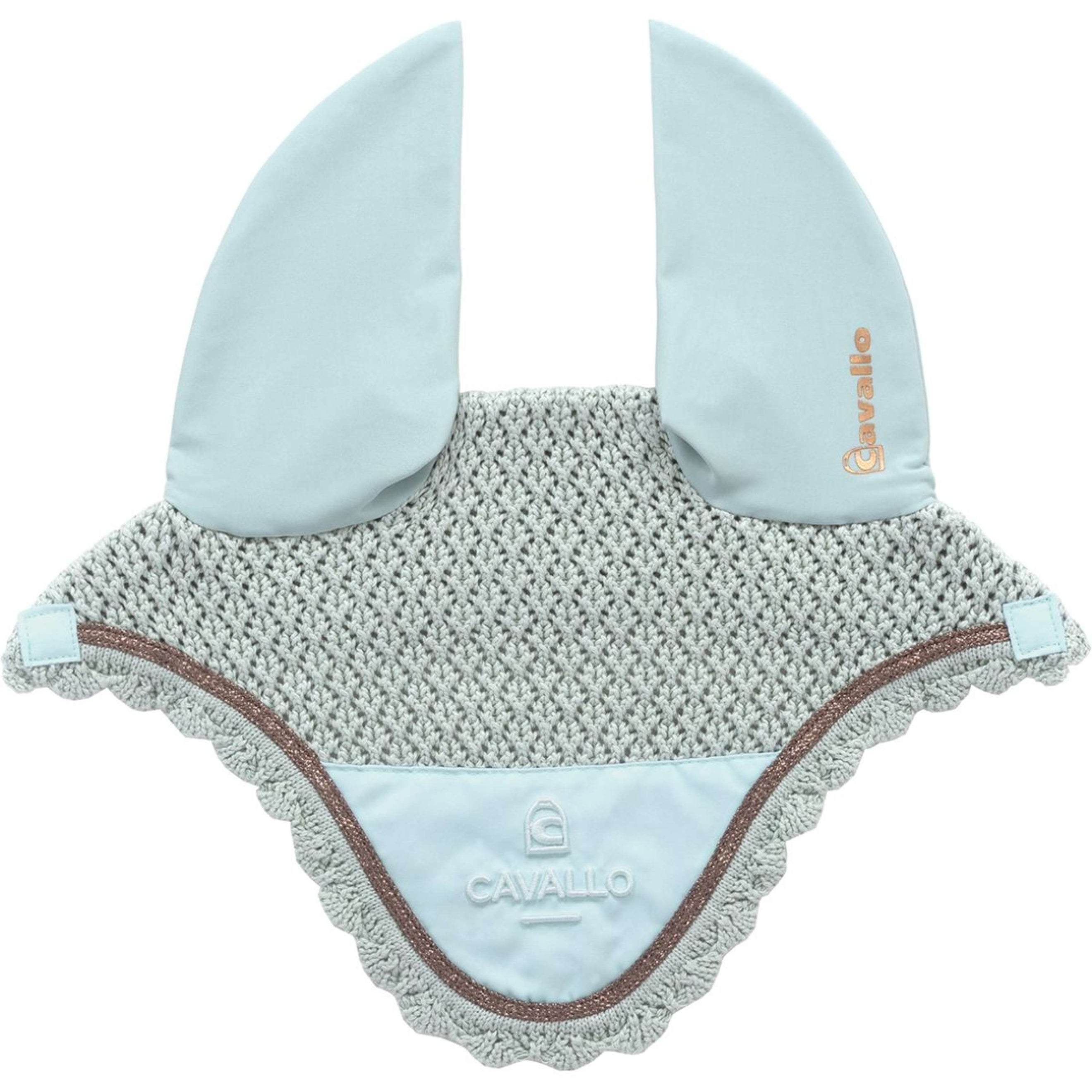 Cavallo Ear Bonnet CavalPerla Crystal Blue