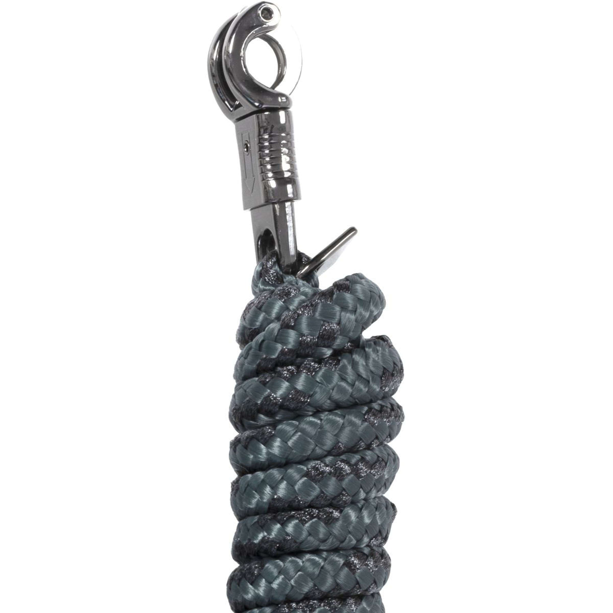 Cavallo Lead Rope CavalJuri with a Panic Snap Silver Pine