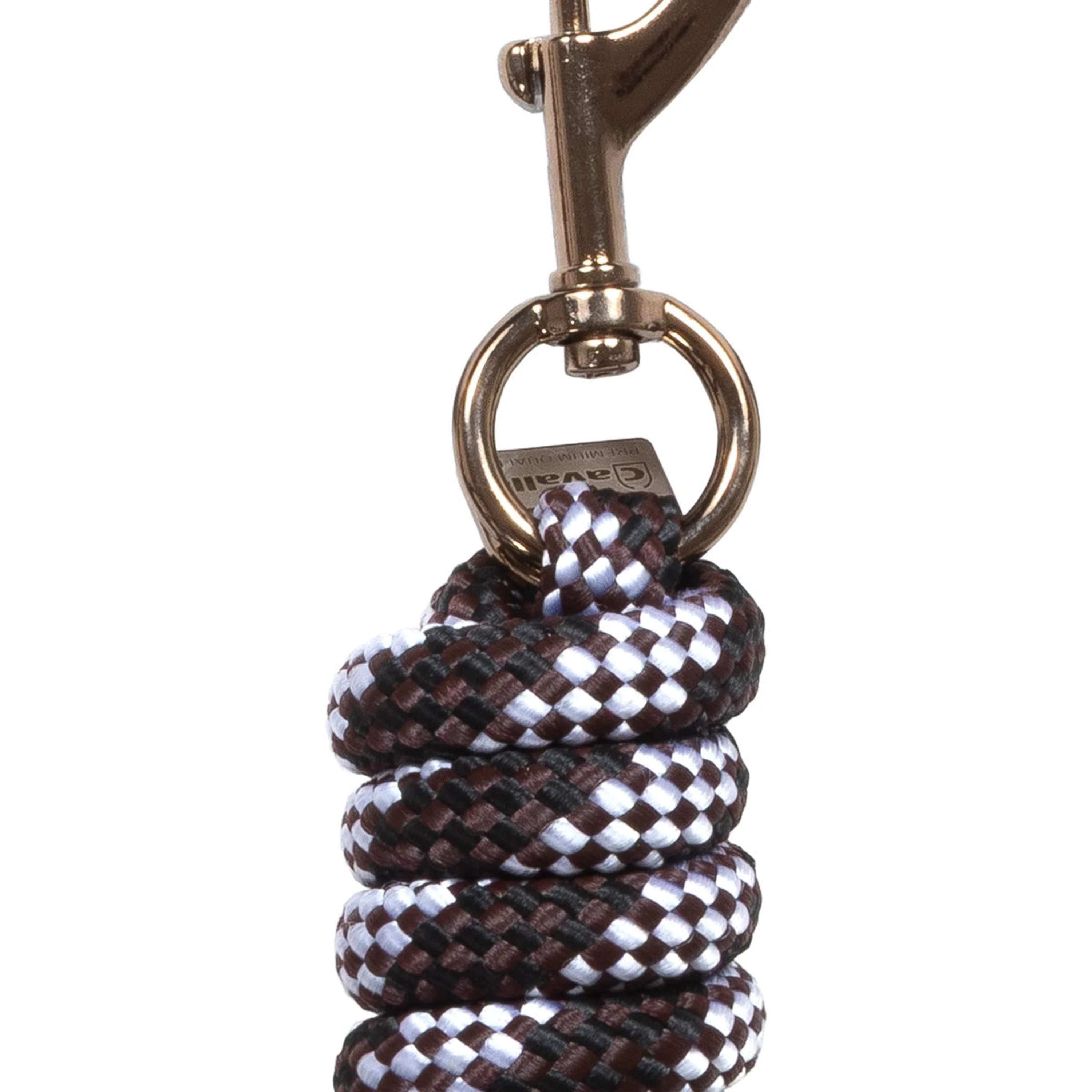 Cavallo Lead Rope CavalJace with Carabiner Café Noir