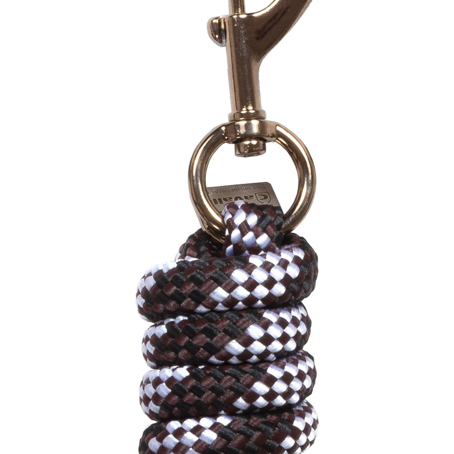 Cavallo Lead Rope CavalJace with Carabiner Café Noir