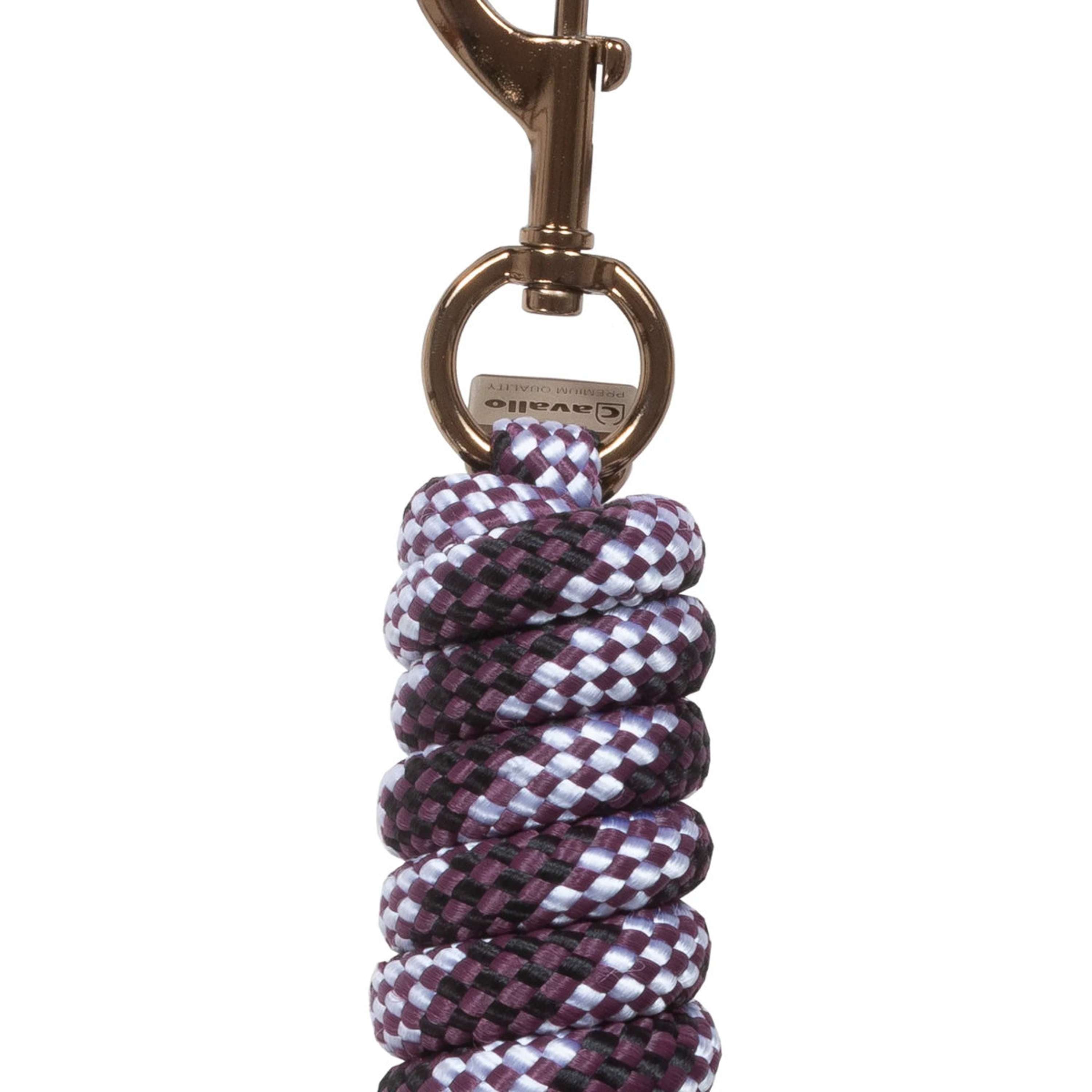 Cavallo Lead Rope CavalJace with Carabiner Dusty Plum