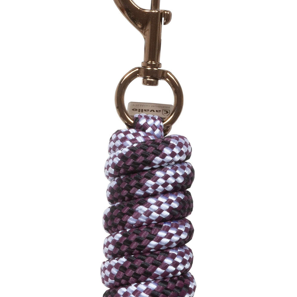 Cavallo Lead Rope CavalJace with Carabiner Dusty Plum