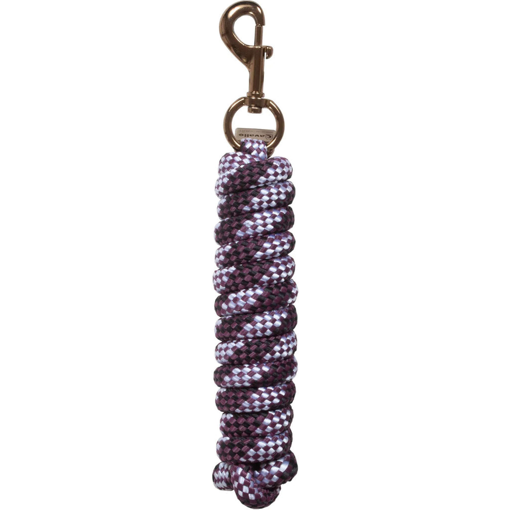 Cavallo Lead Rope CavalJace with Carabiner Dusty Plum