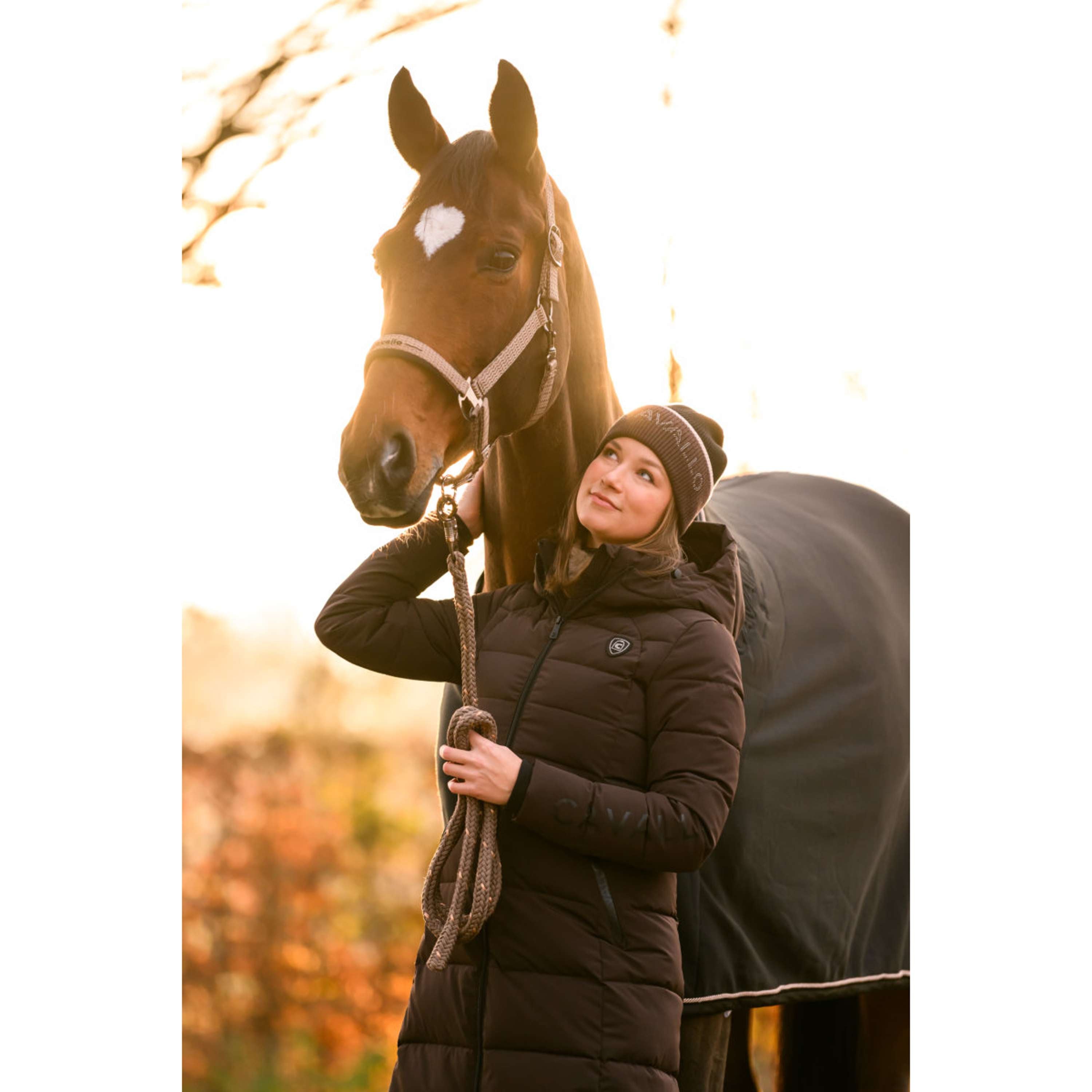 Cavallo Long Coat CavalDeni Café Noir