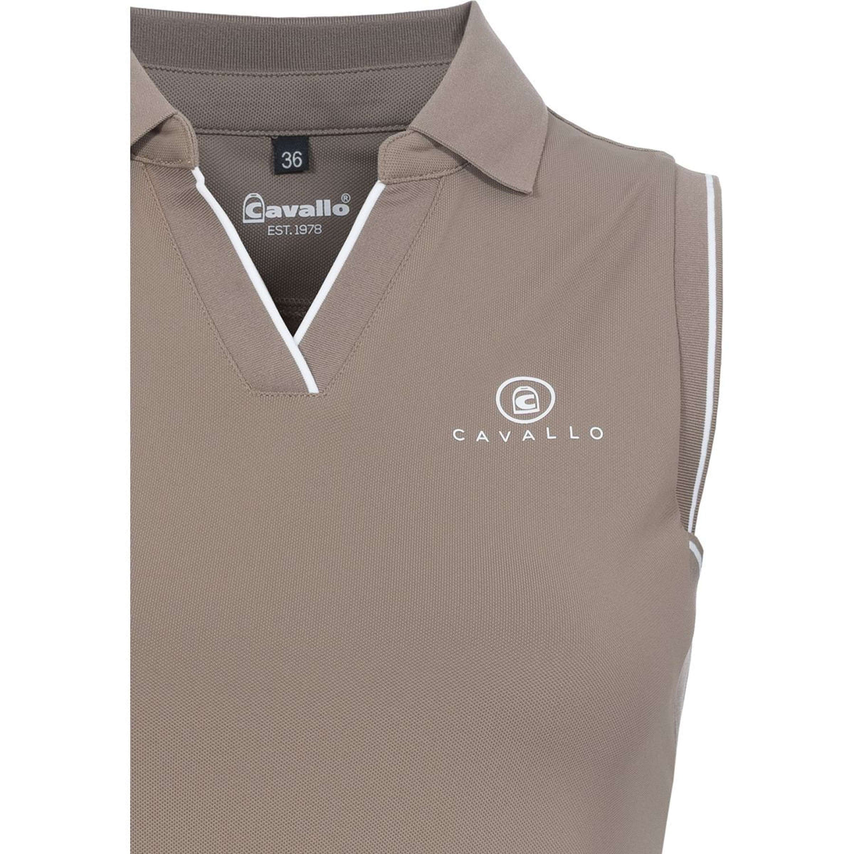 Cavallo Top CavalBua Sleeveless Mocha Latte