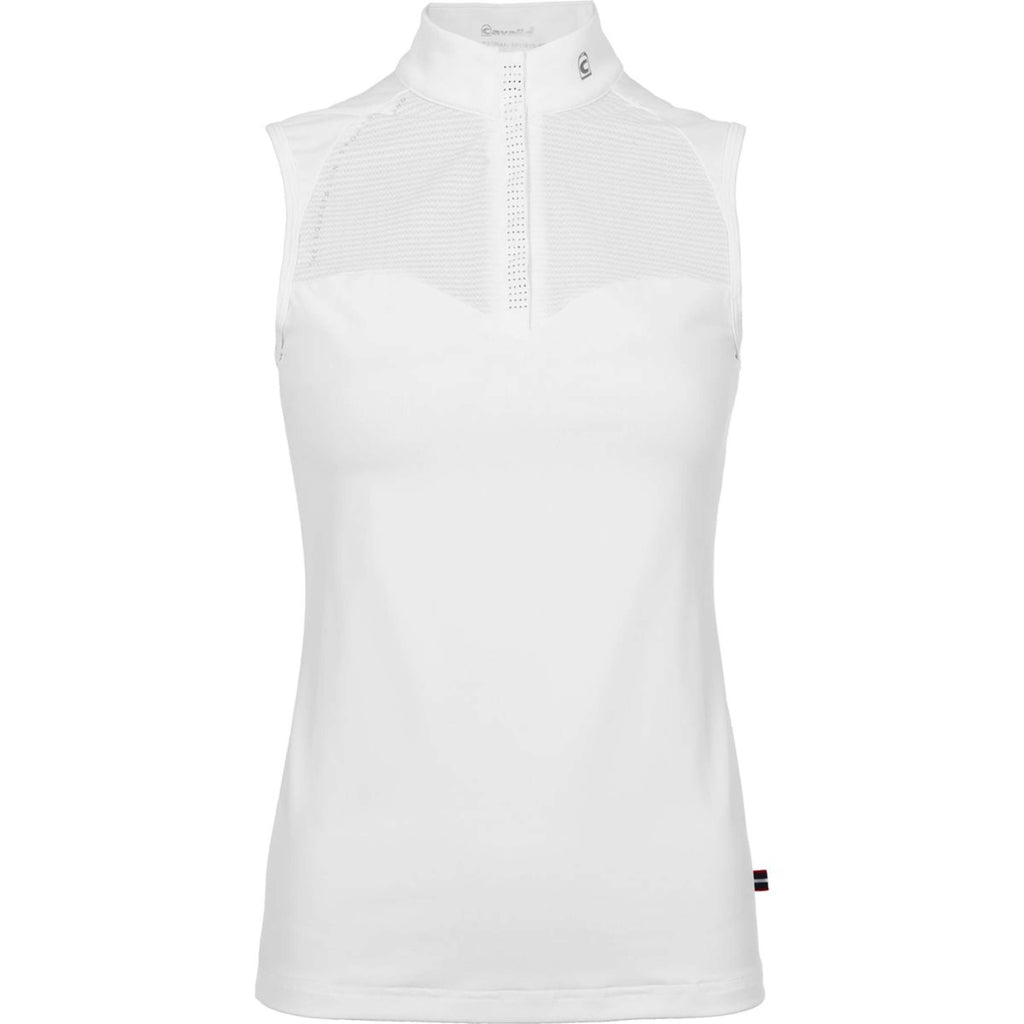 Cavallo Competition Shirt CavalBaila Sleeveless White