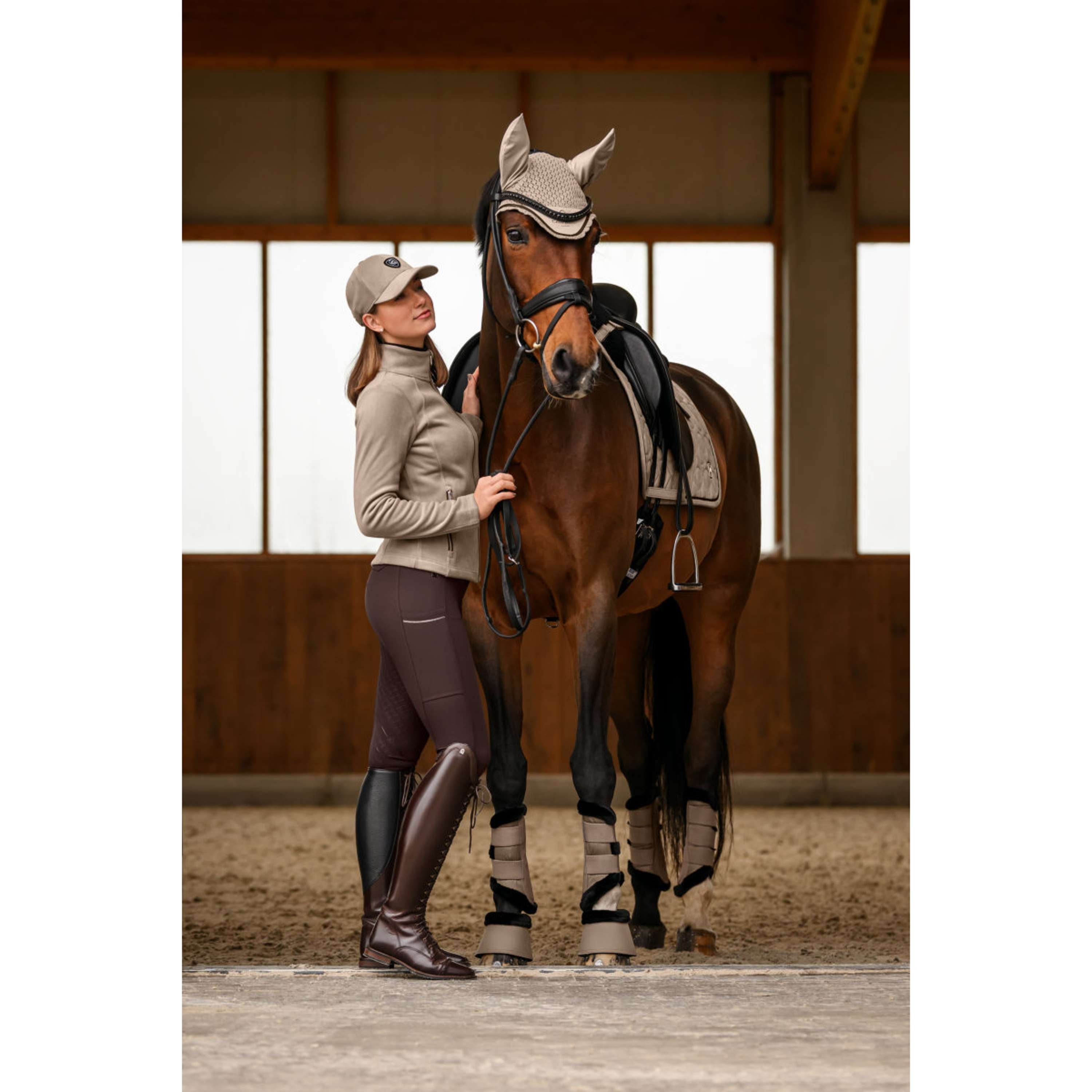 Cavallo Ear Bonnet CavalPerla Latte