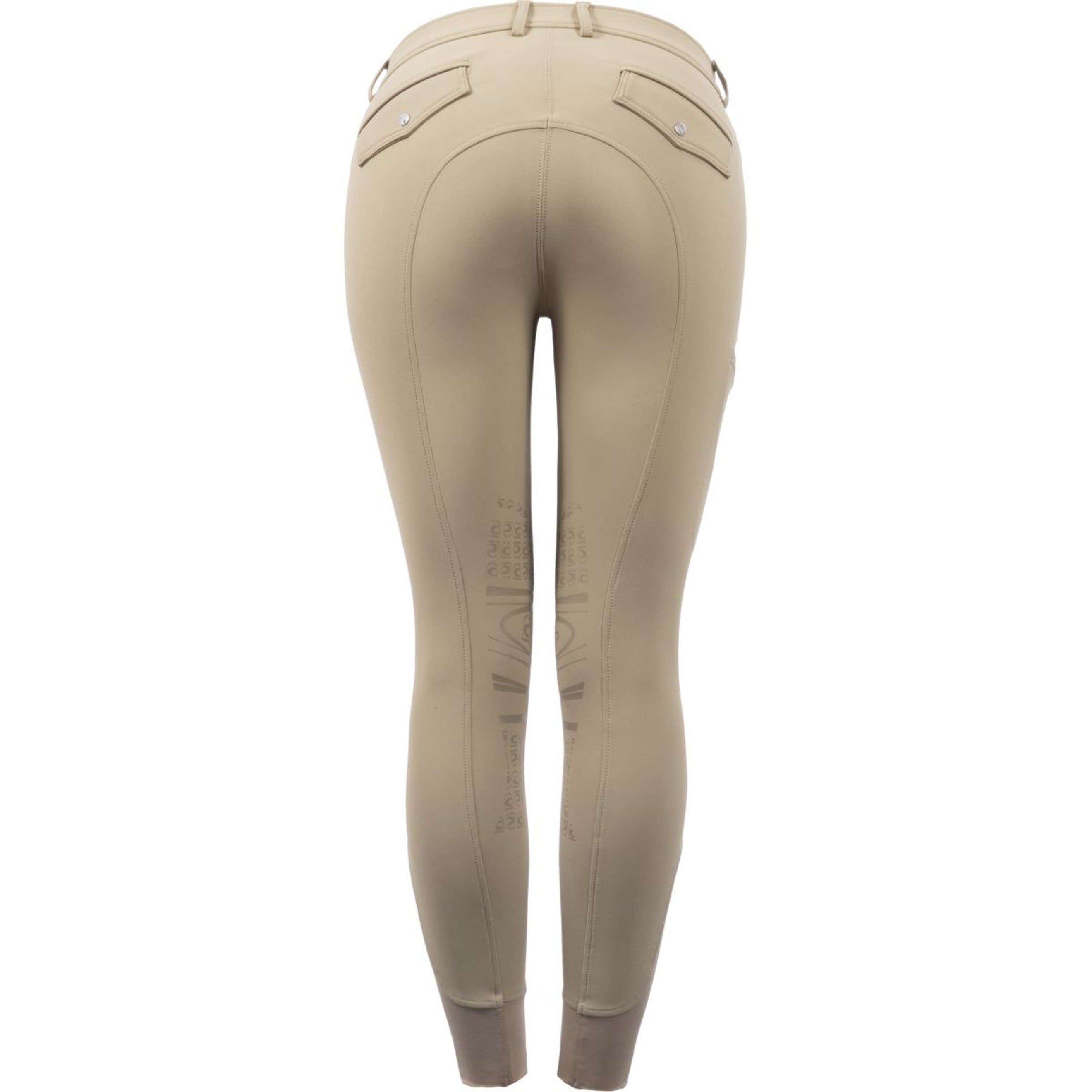 Cavallo Breeches Dristy Grip Mobile Knee-grip, Functional Bonded Softshell Women Almond