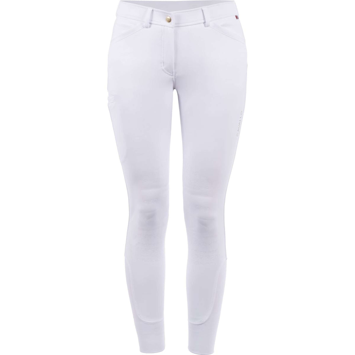 Cavallo Breeches Dristy Grip Mobile Knee-grip, Functional Bonded Softshell Women White