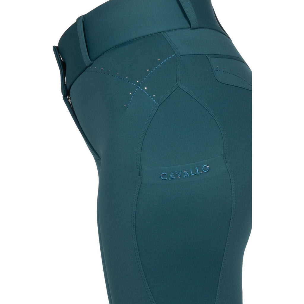 Cavallo Breeches CavalCandera Grip Mobile Full Grip Dark Peacock