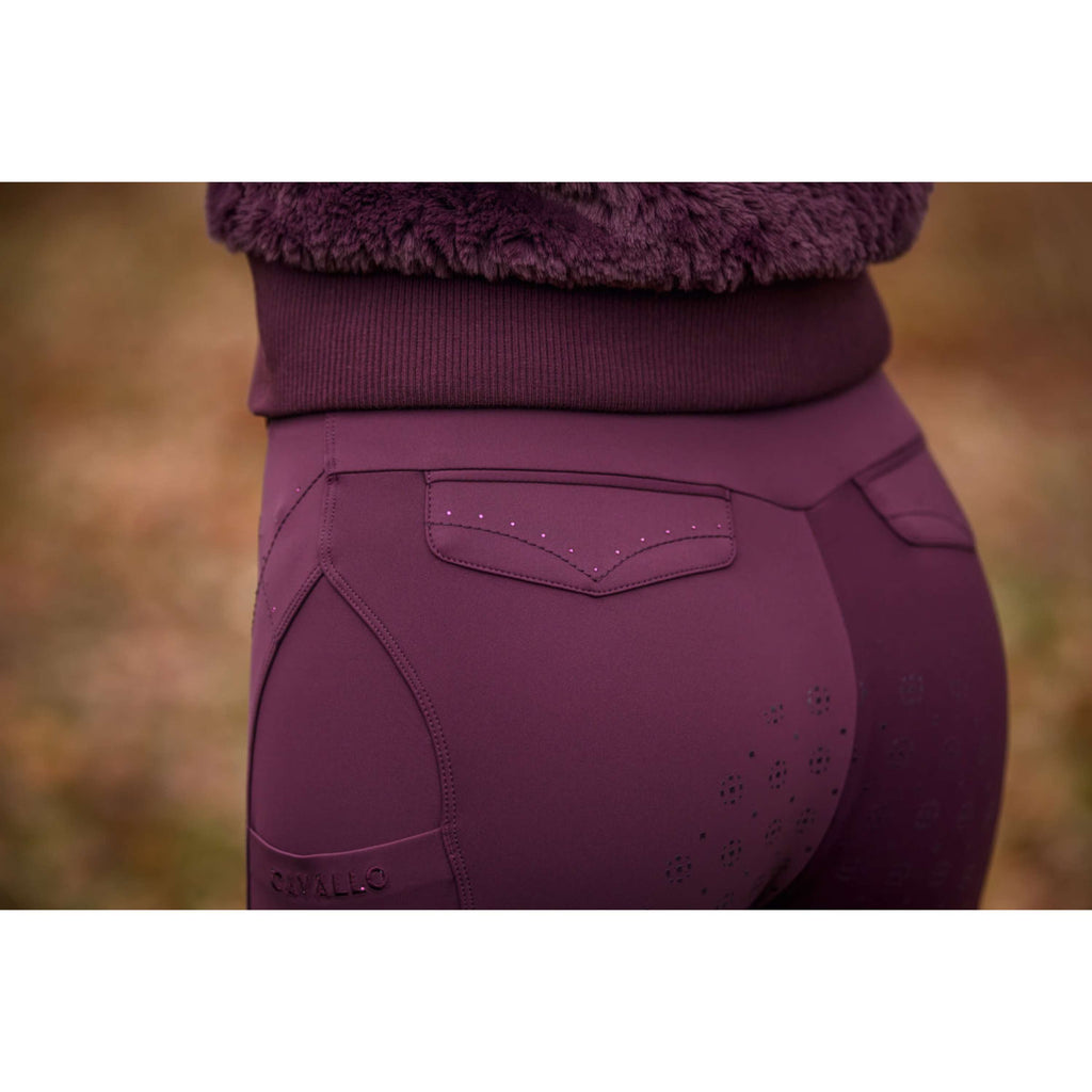Cavallo Breeches CavalCandera Grip Mobile Full Grip Dusty Plum