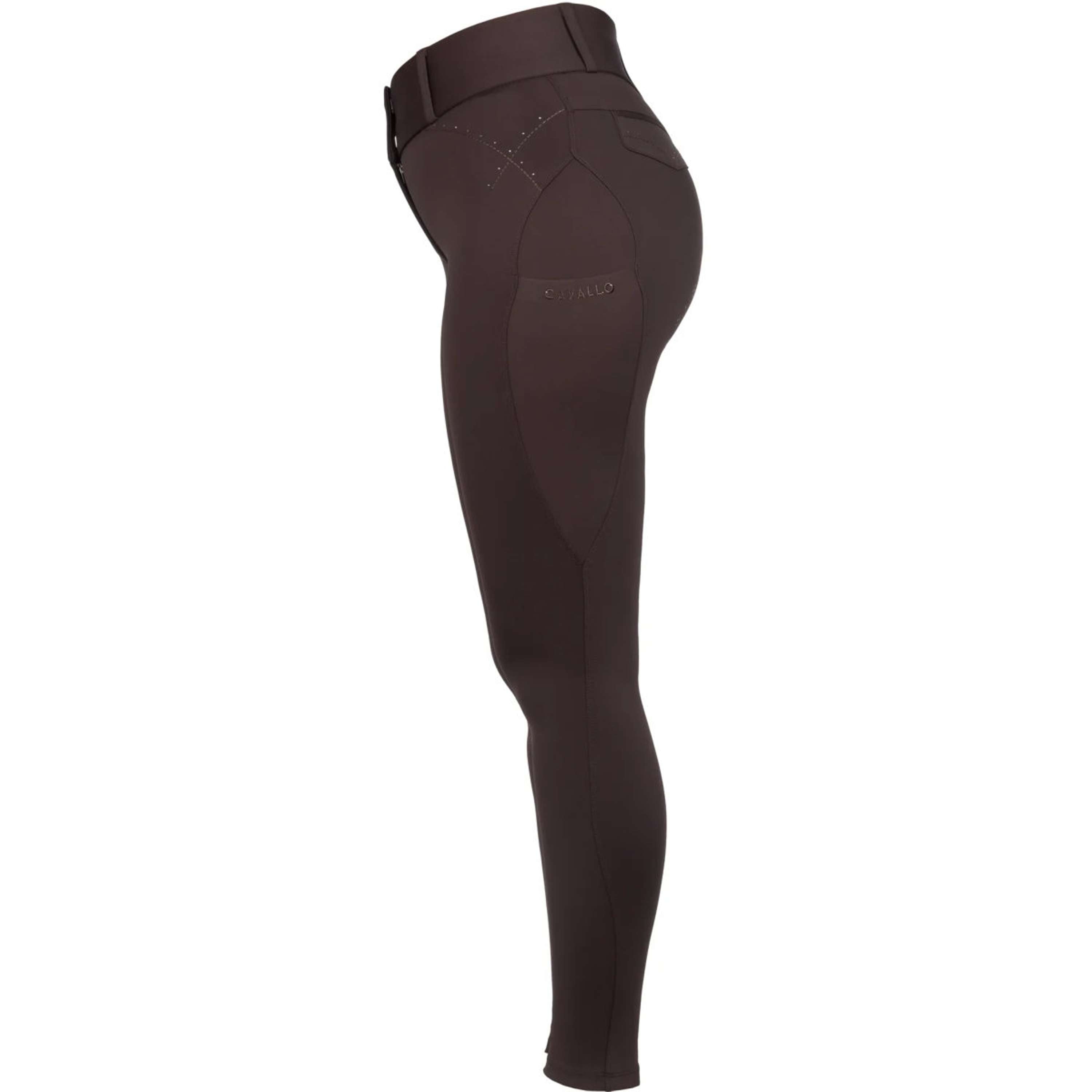 Cavallo Breeches CavalCandera Grip Mobile Full Grip Café Noir