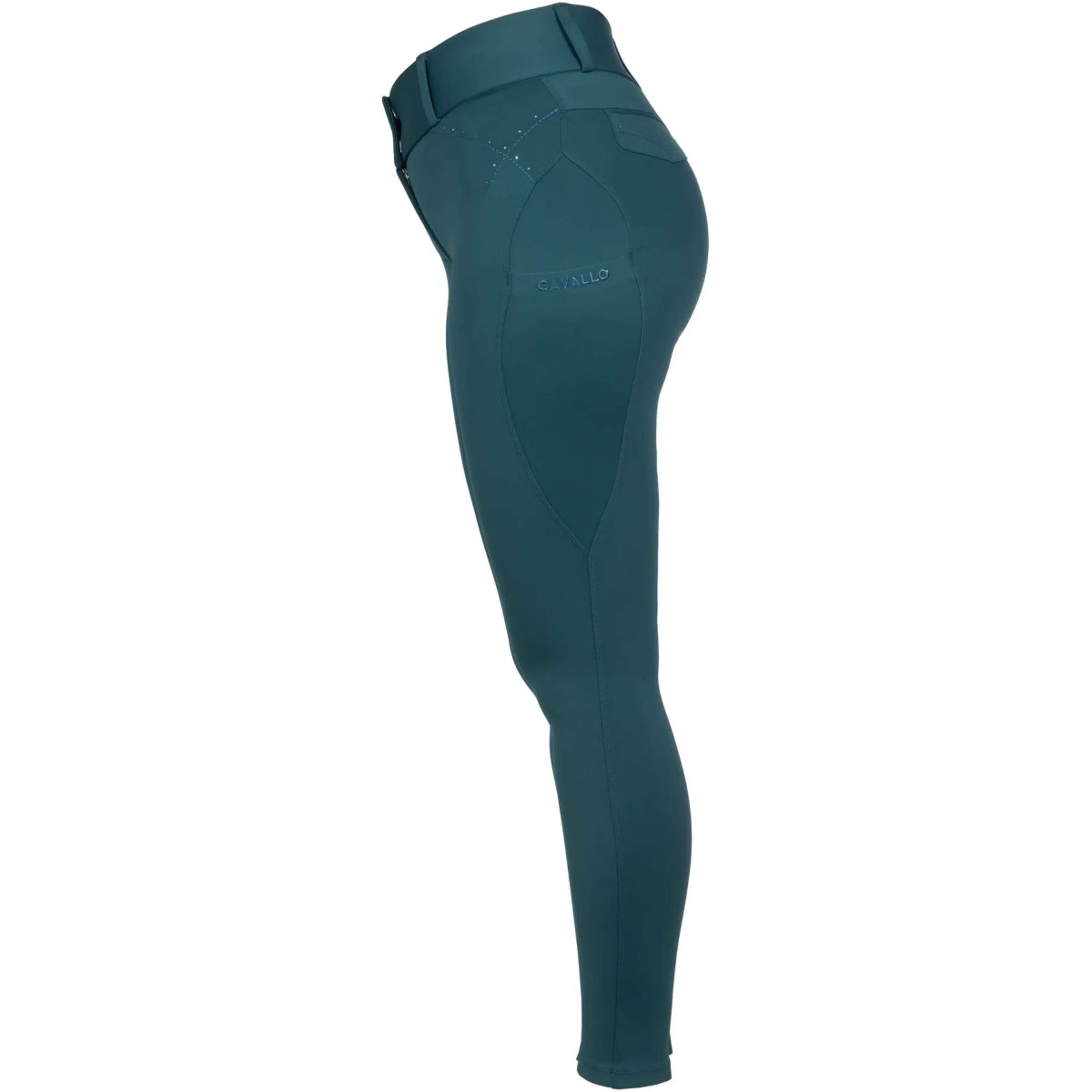 Cavallo Breeches CavalCandera Grip Mobile Full Grip Dark Peacock