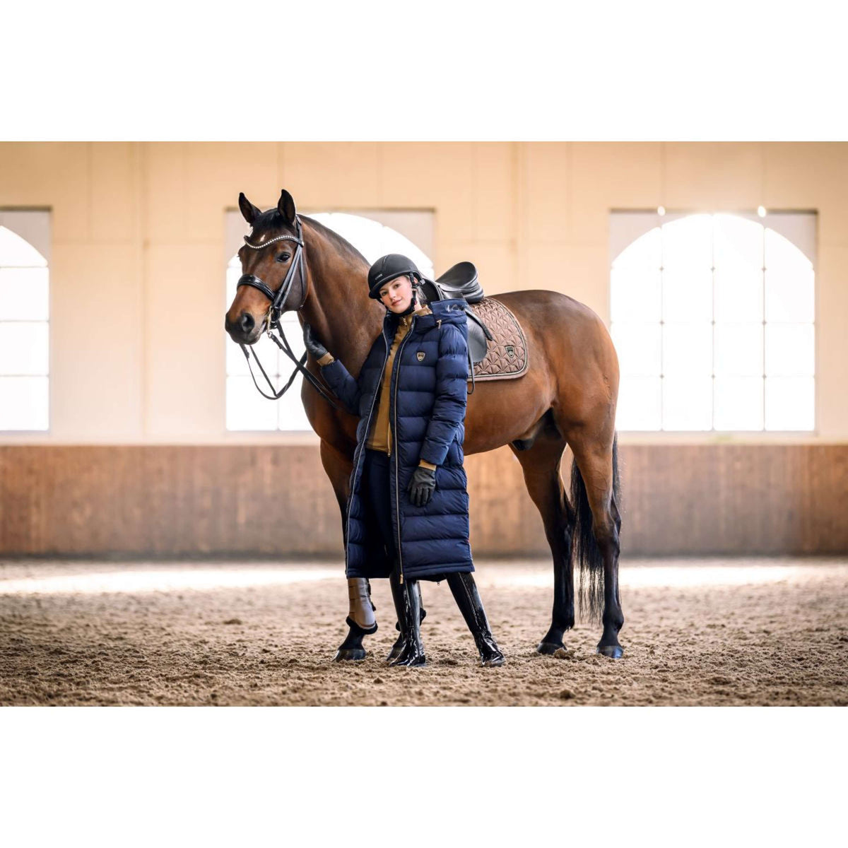 Cavallo Premium Capsule Long Coat CavalLucy Night Shadow