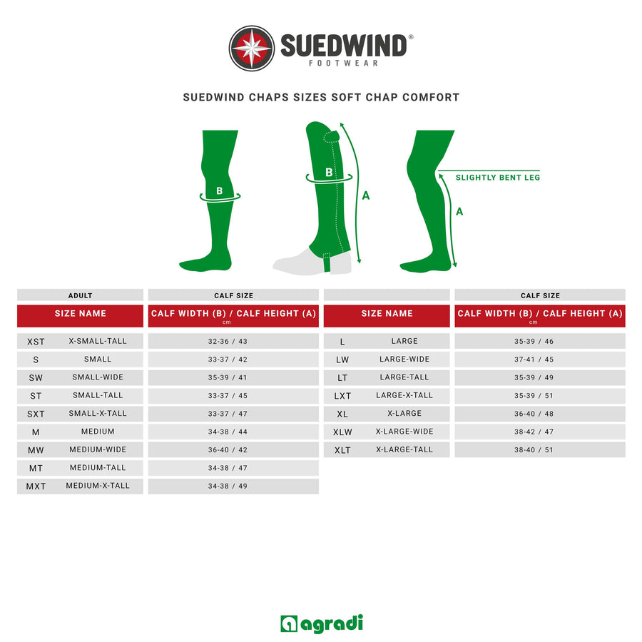 Suedwind Chaps Comfort Soft Back Zip Black