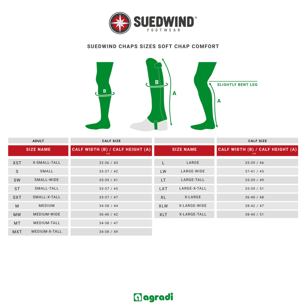 Suedwind Chaps Comfort Soft Back Zip Black