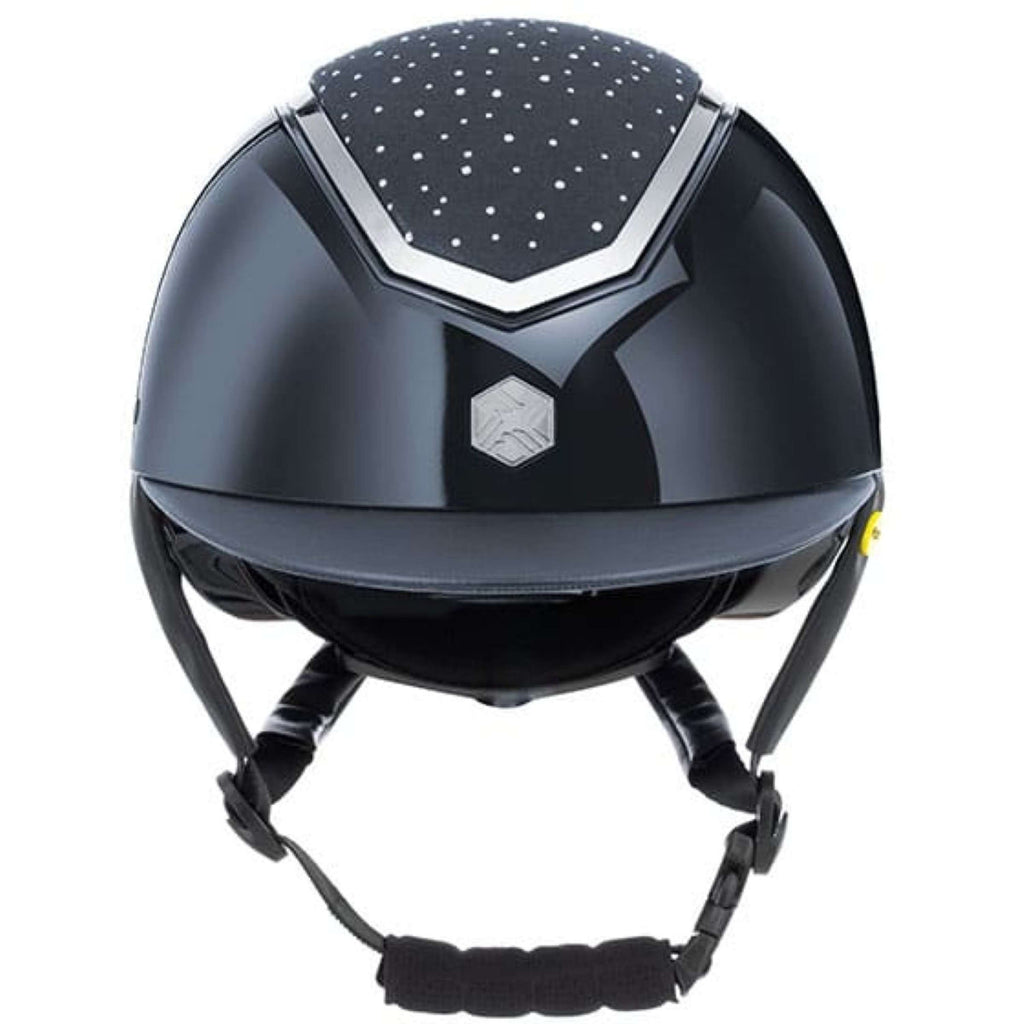 Charles Owen Cap Kylo Crystal Navy Gloss/Silver