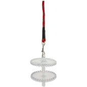 Likit Holder with a Rope for the Salt Lick Clear Glitter