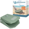 CoolPets Fountain Splash Aqua Olive Green