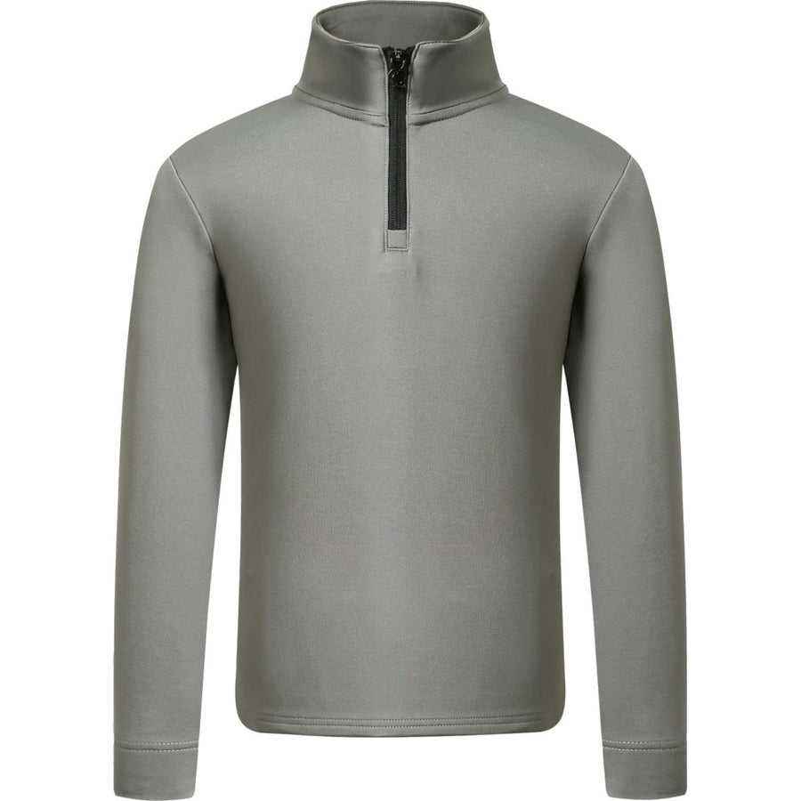 Covalliero Shirt AW25 Kids Long Sleeves Steel Grey