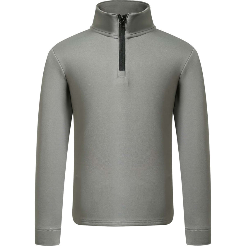 Covalliero Shirt AW25 Kids Long Sleeves Steel Grey