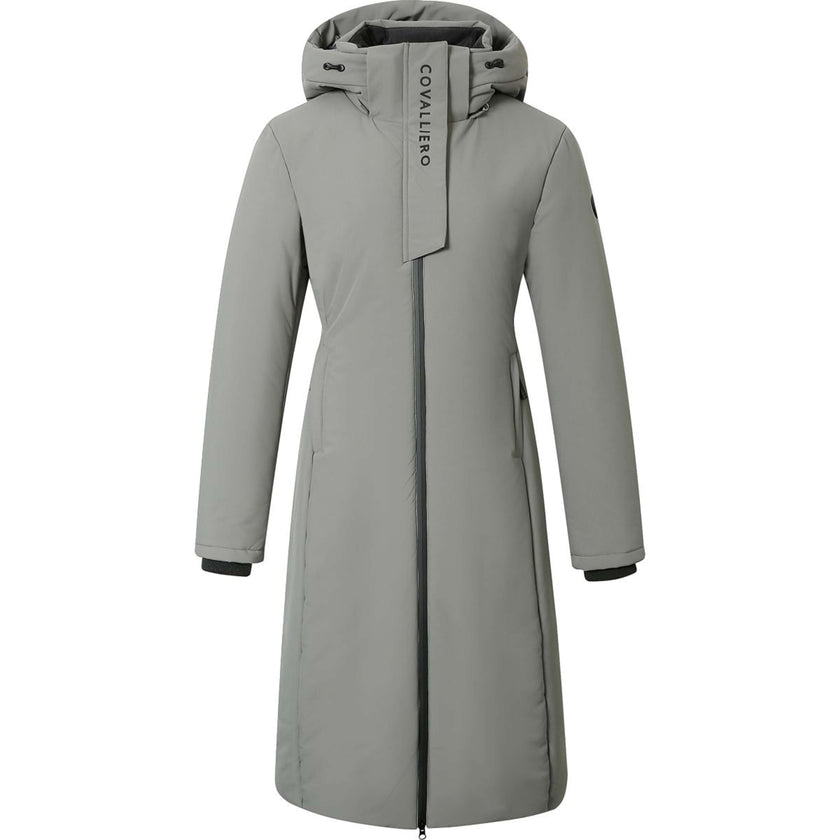 Covalliero Long Coat AW25 Steel Grey