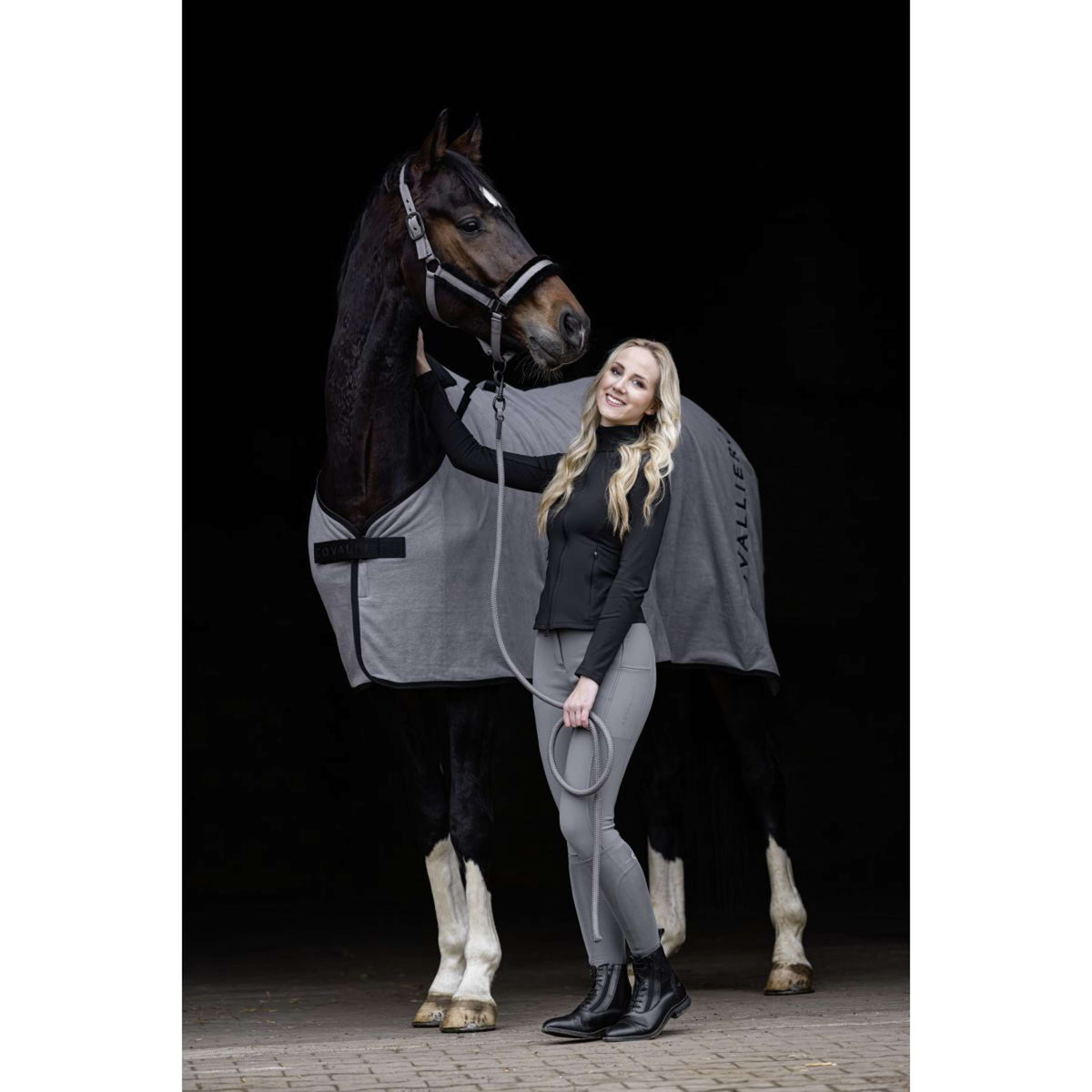 Covalliero Breeches AW25 Full Grip Steel Grey
