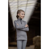 Covalliero Shirt AW25 Kids Long Sleeves Steel Grey