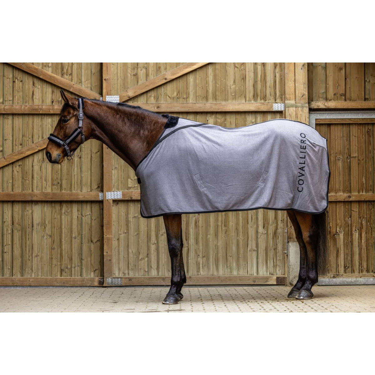 Covalliero Fleece Rug AW25 Steel Grey