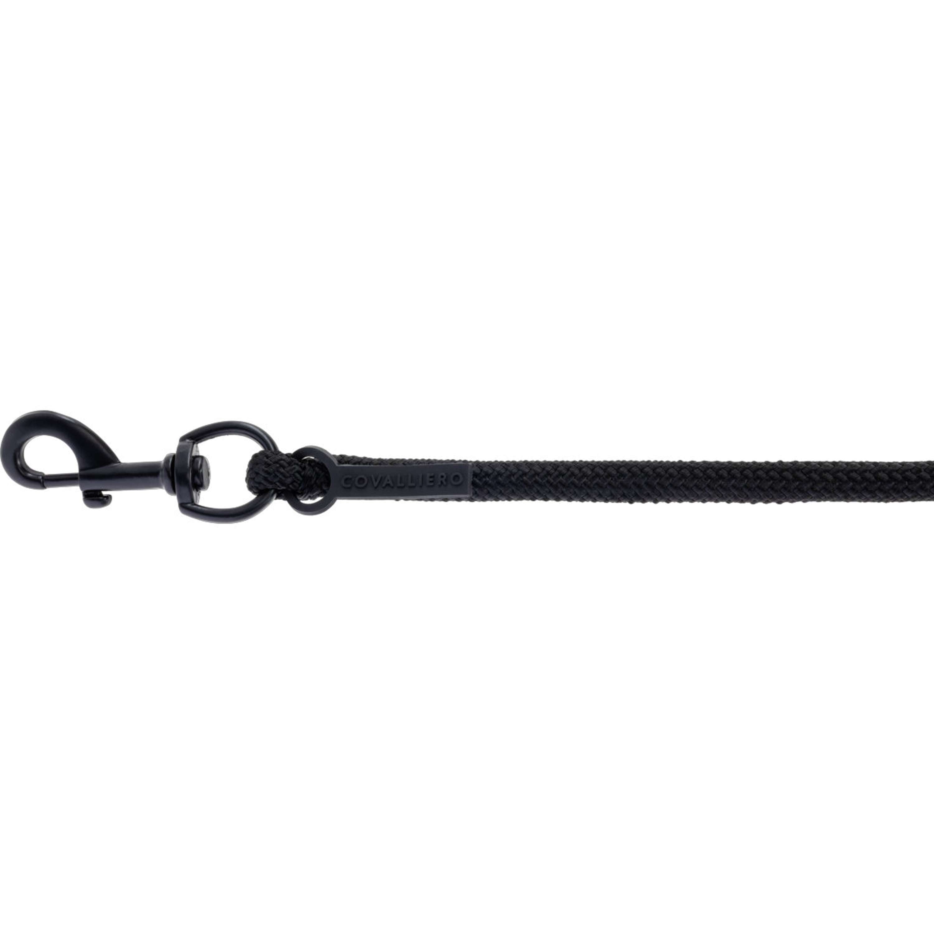 Covalliero Lead Rope AW26 with Carabiner Black