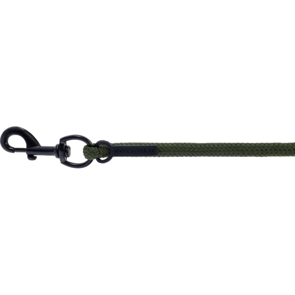 Covalliero Lead Rope AW26 with Carabiner Forest Green