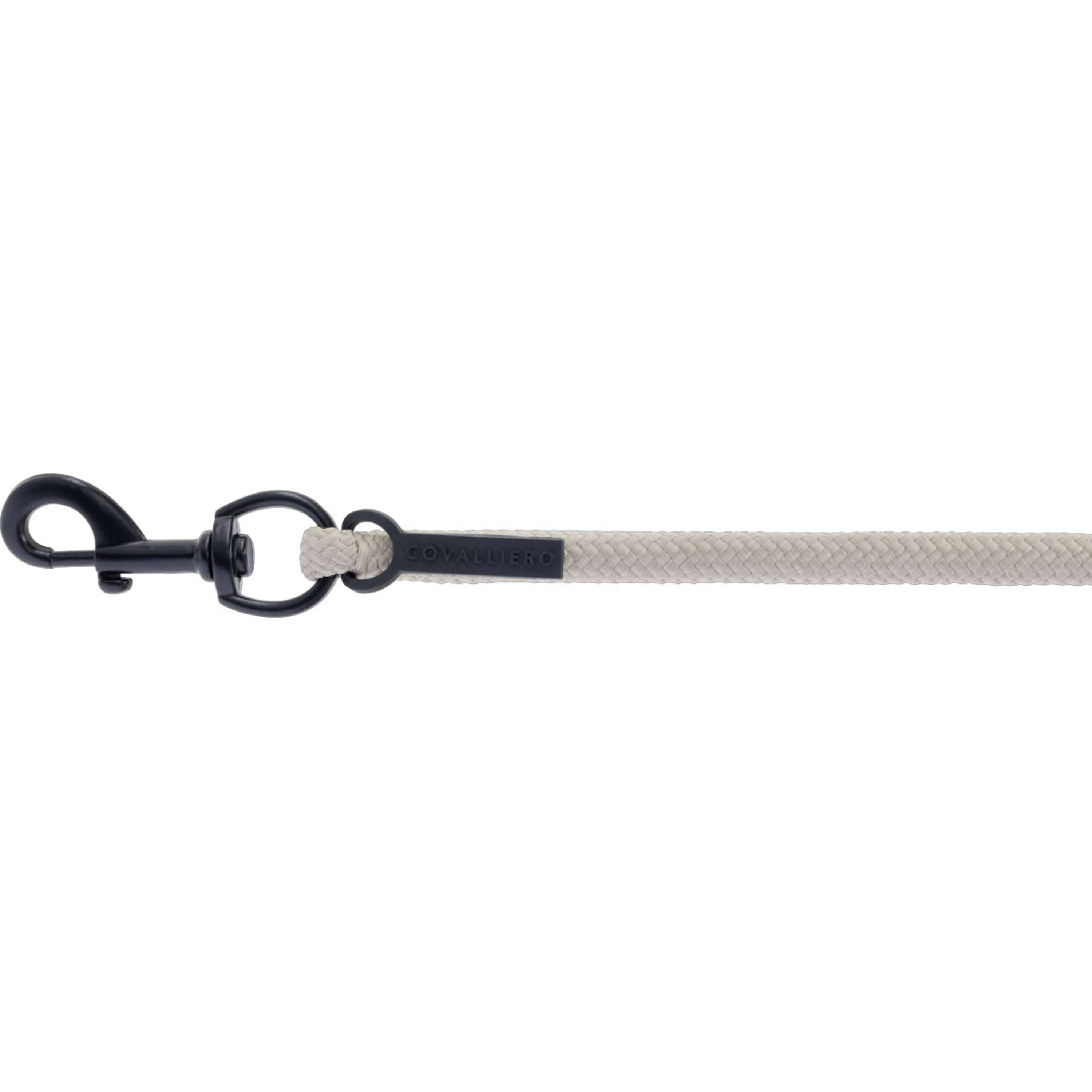 Covalliero Lead Rope AW26 with Carabiner Beige