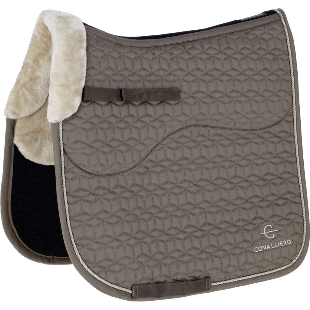 Covalliero Saddlepad Soft AW26 Dressage Milky Chocolate