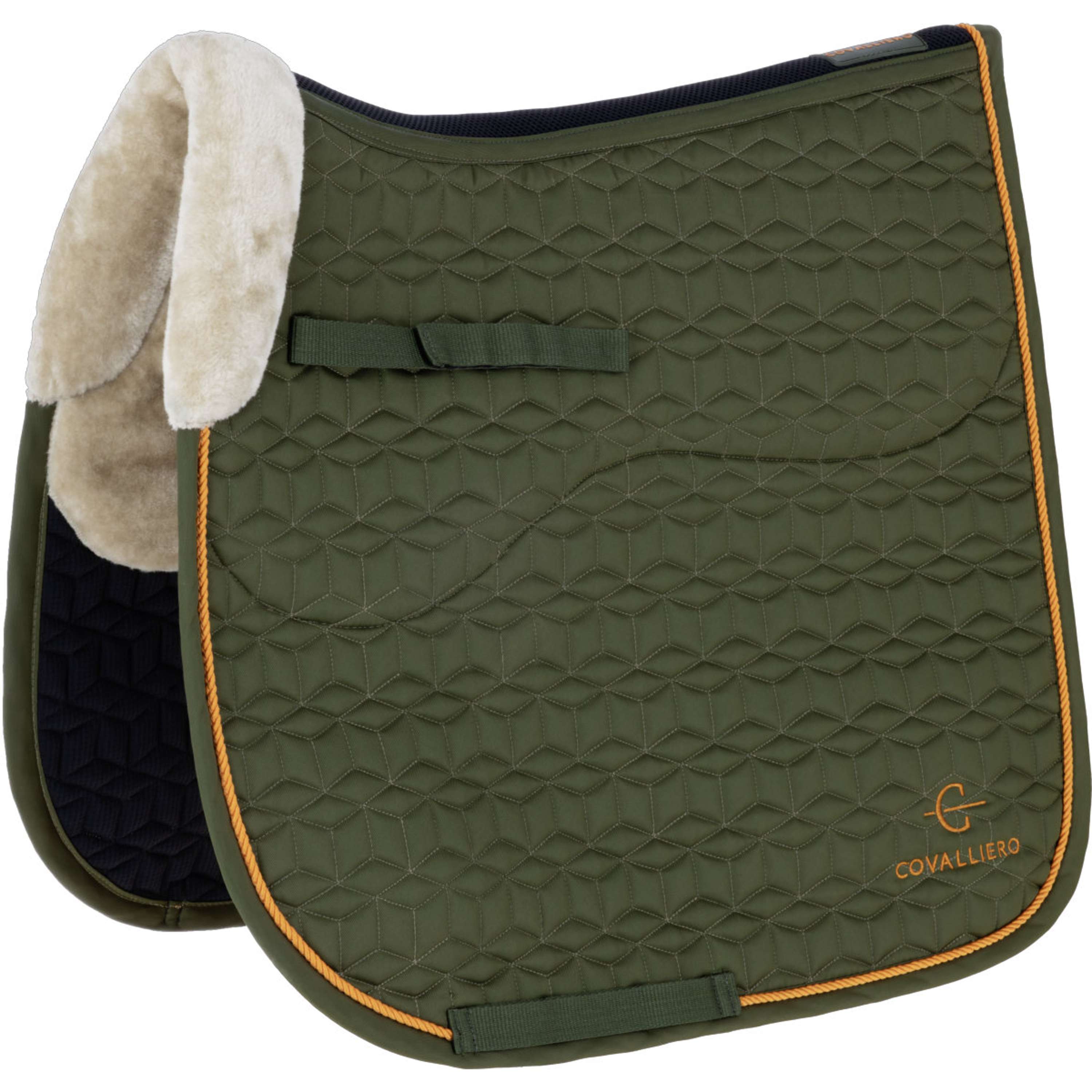 Covalliero Saddlepad Soft AW26 Dressage Forest Green