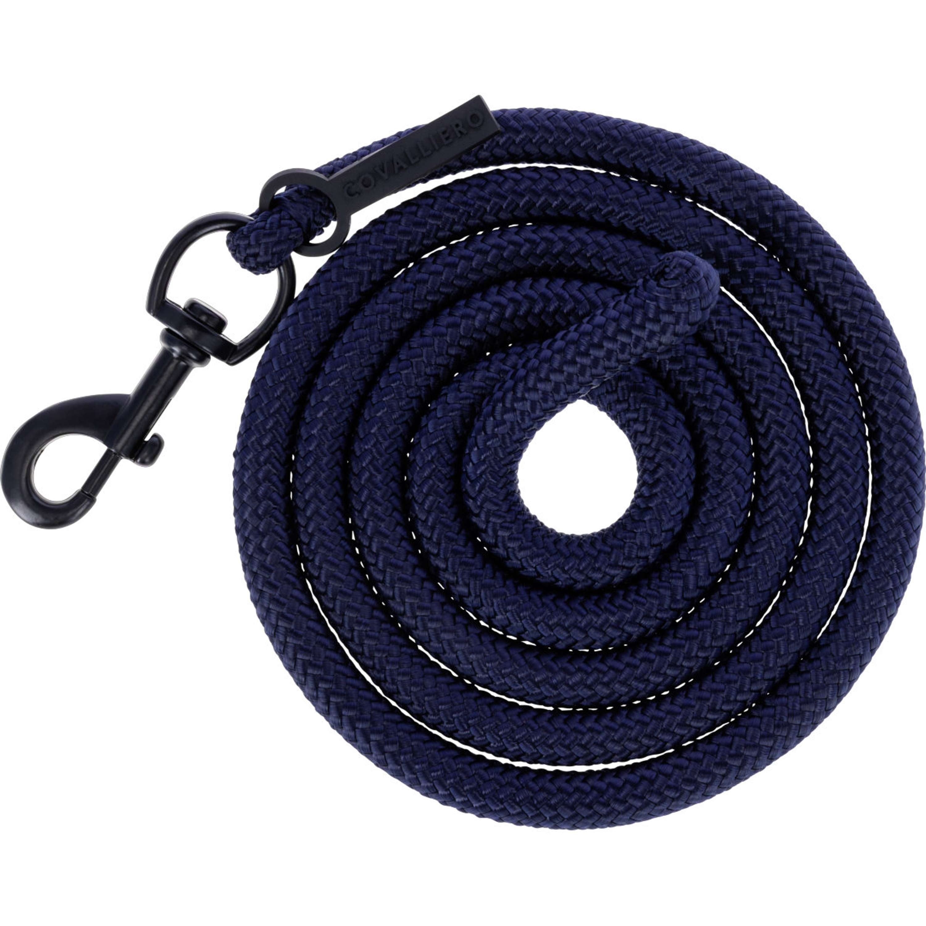 Covalliero Lead Rope AW26 with Carabiner Dark Navy