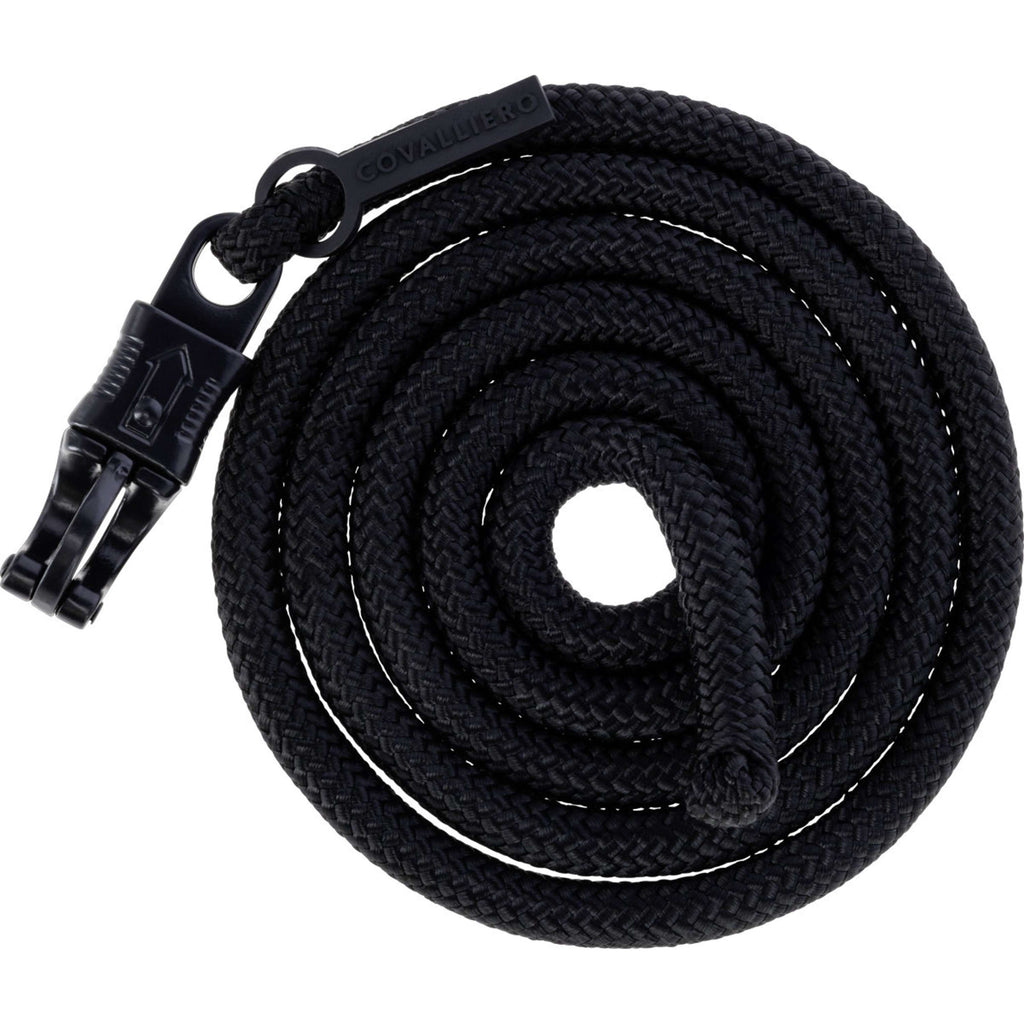 Covalliero Lead Rope AW26 with a Panic Snap Black