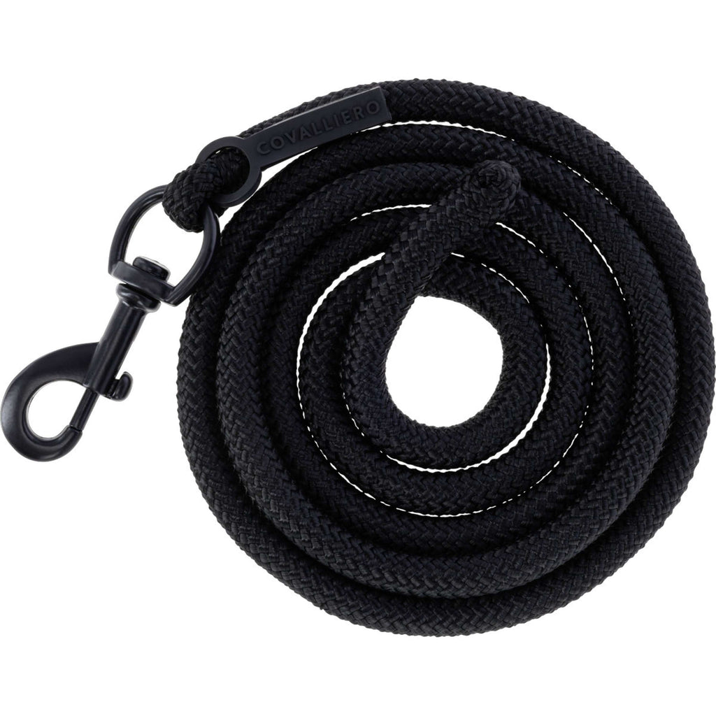 Covalliero Lead Rope AW26 with Carabiner Black