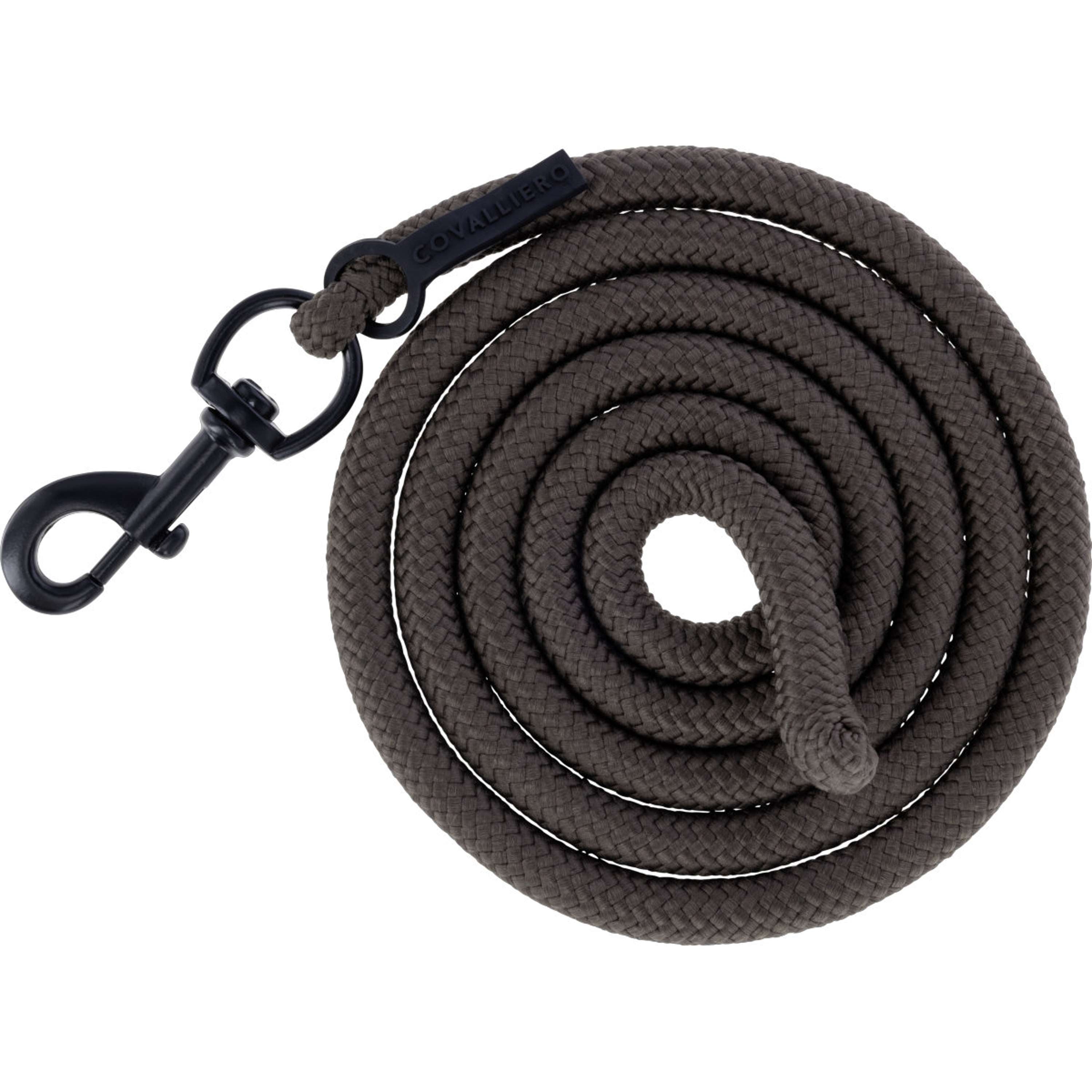 Covalliero Lead Rope AW26 with Carabiner Milky Chocolate