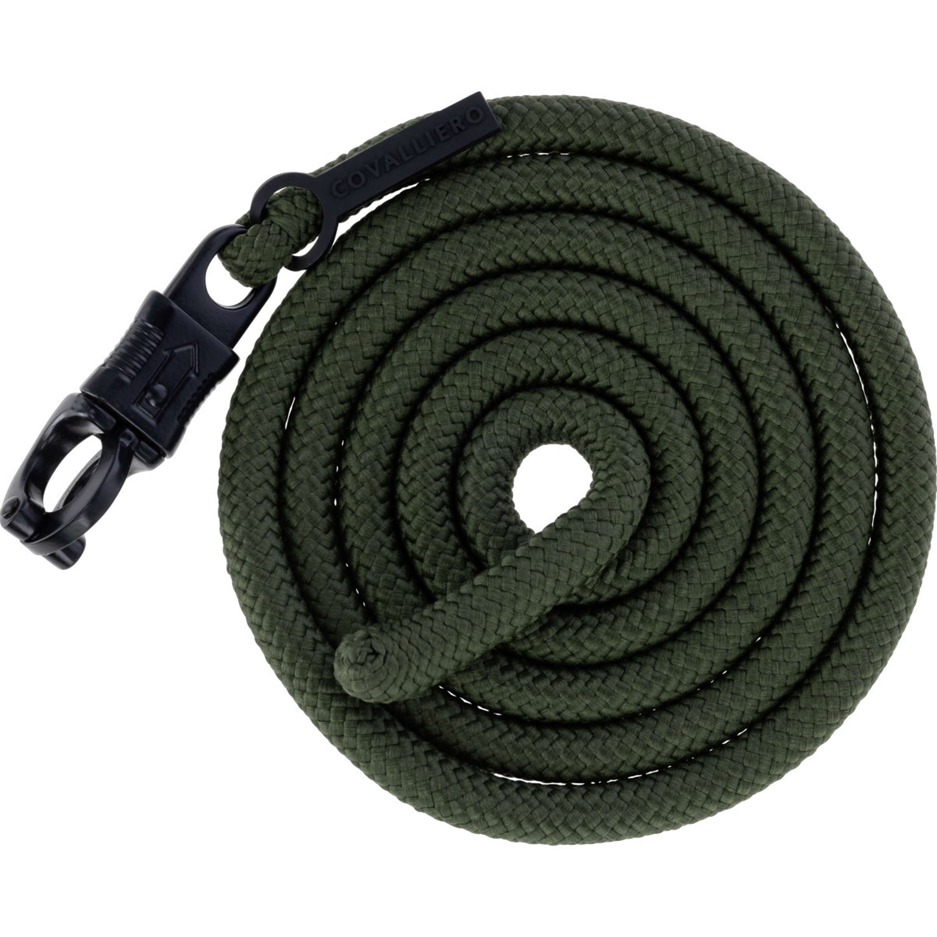 Covalliero Lead Rope AW26 with a Panic Snap Forest Green