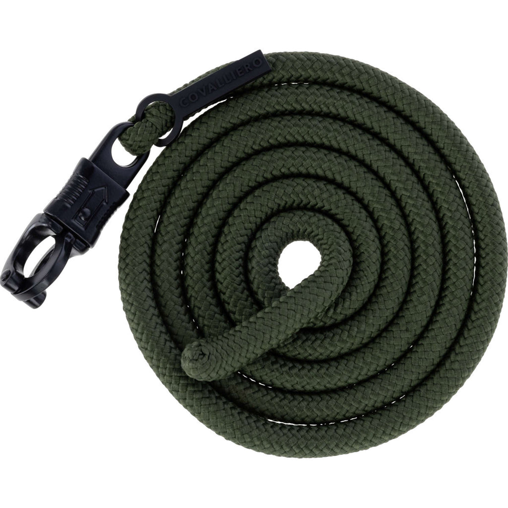 Covalliero Lead Rope AW26 with a Panic Snap Forest Green