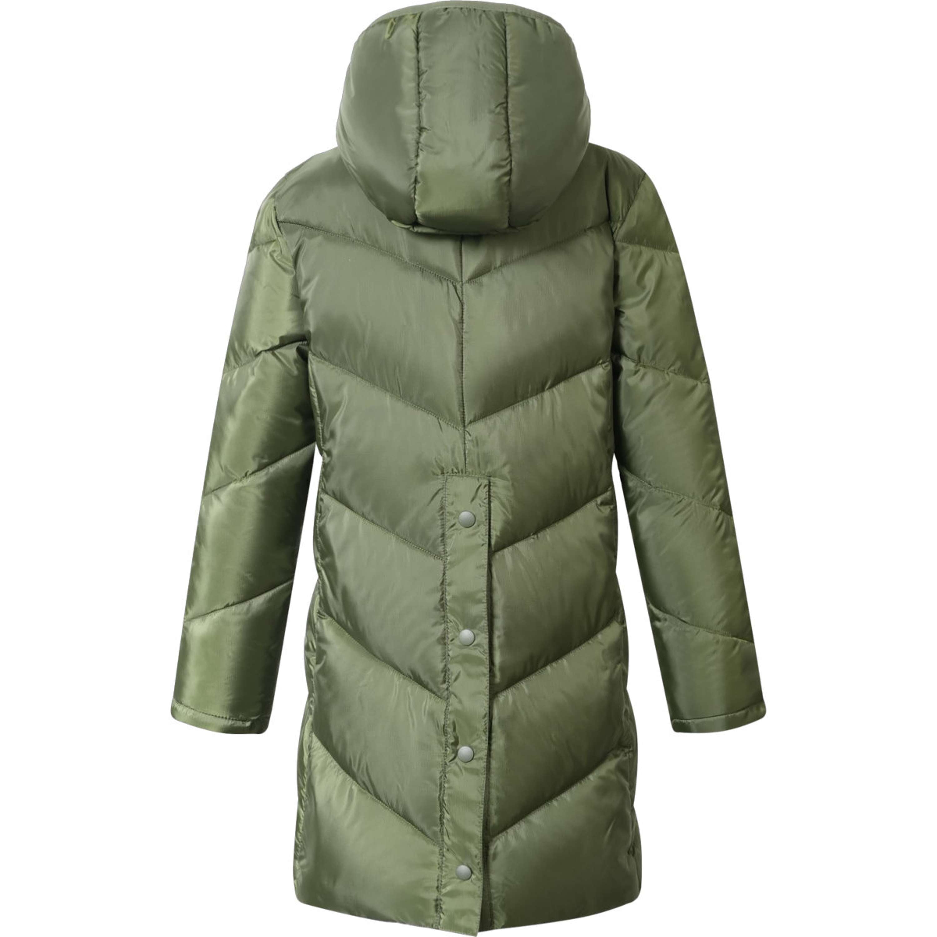 Covalliero Long Winter Coat AW26 Kids Forest Green