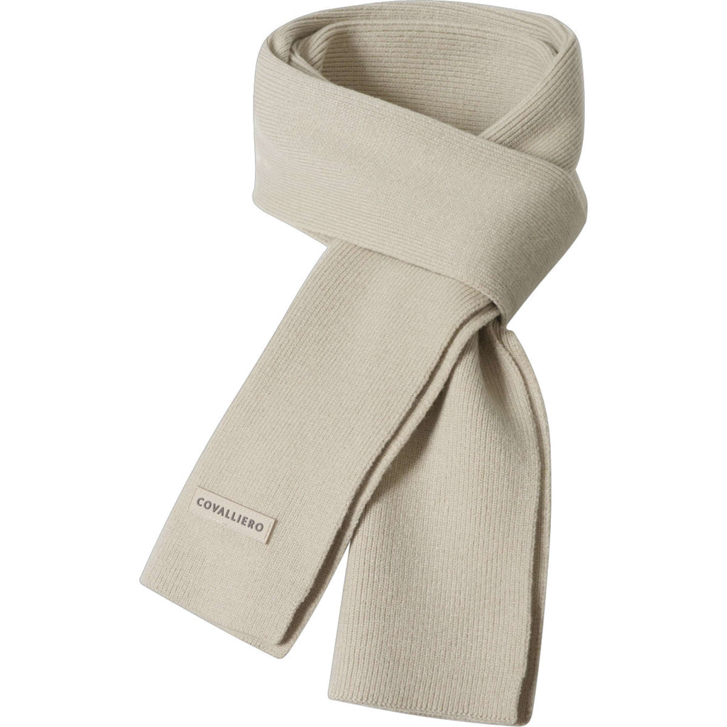 Covalliero Scarf AW26 Beige