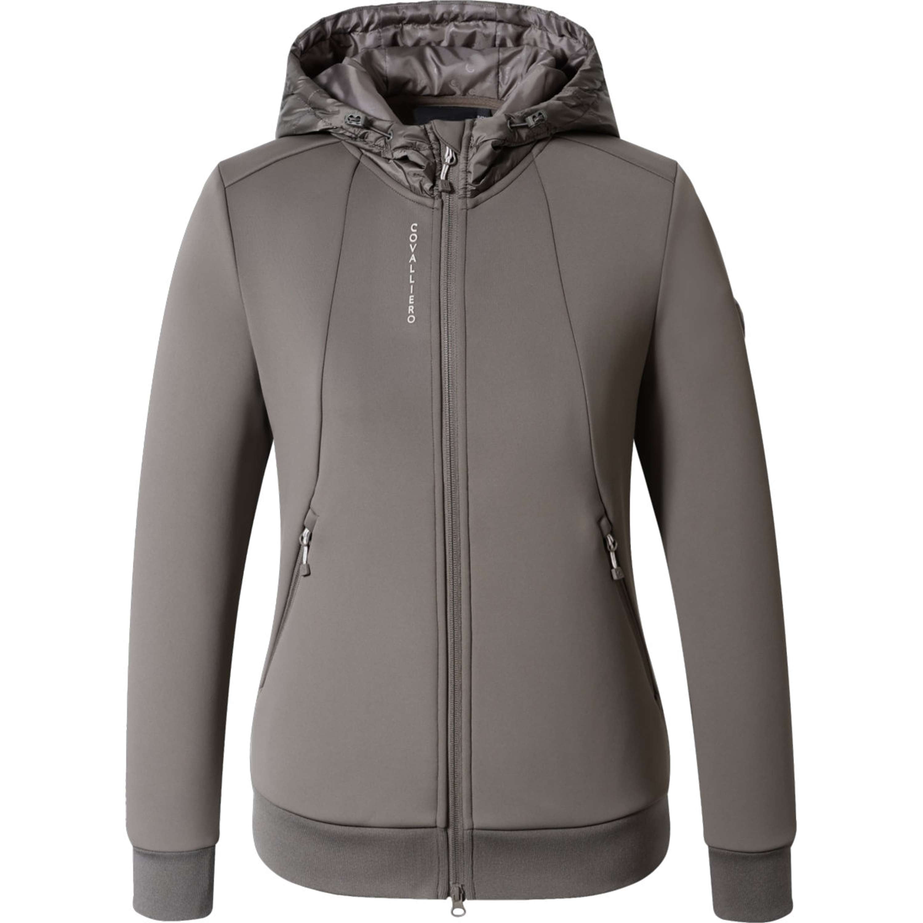 Covalliero Zip-Hoodie AW26 Milky Chocolate