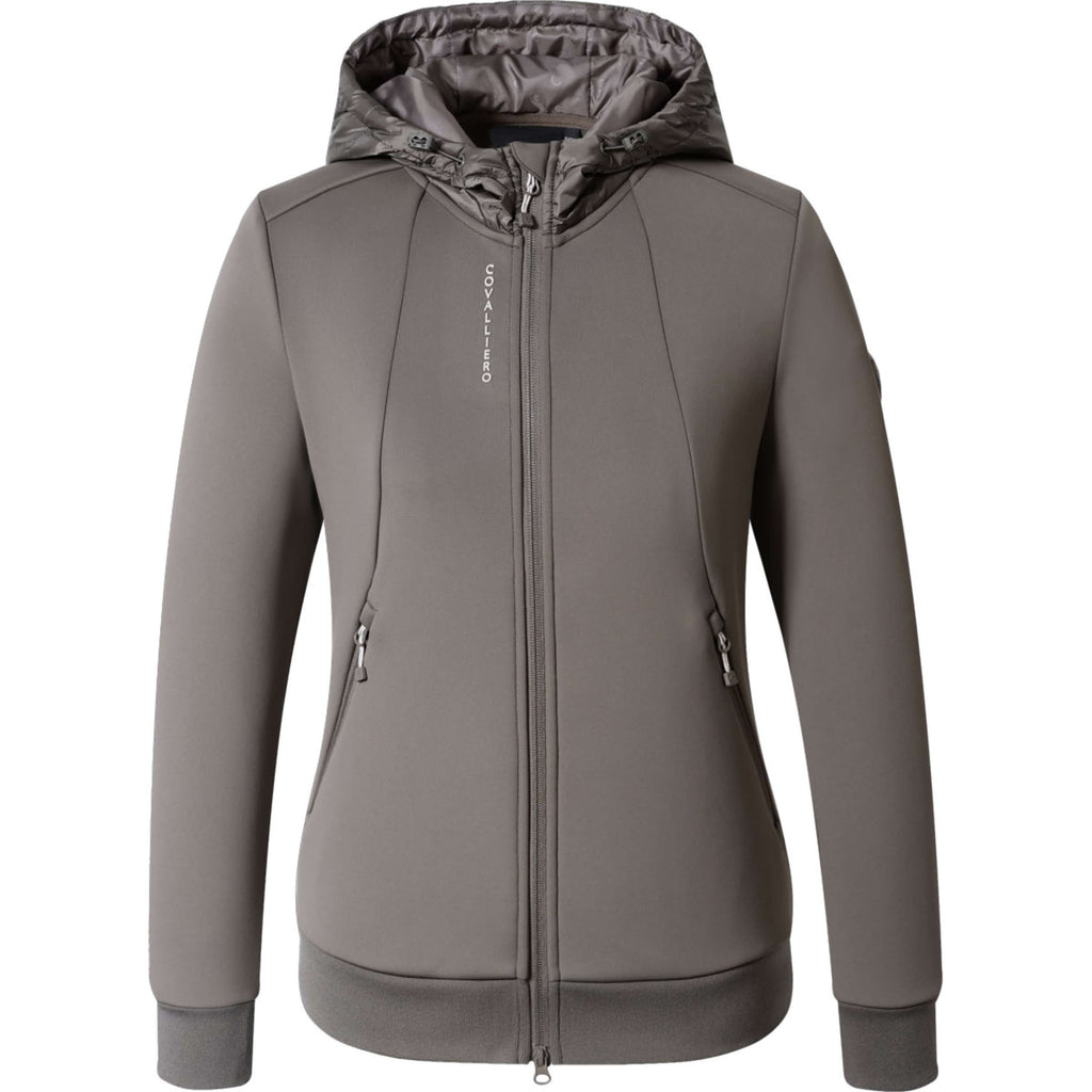 Covalliero Zip-Hoodie AW26 Milky Chocolate