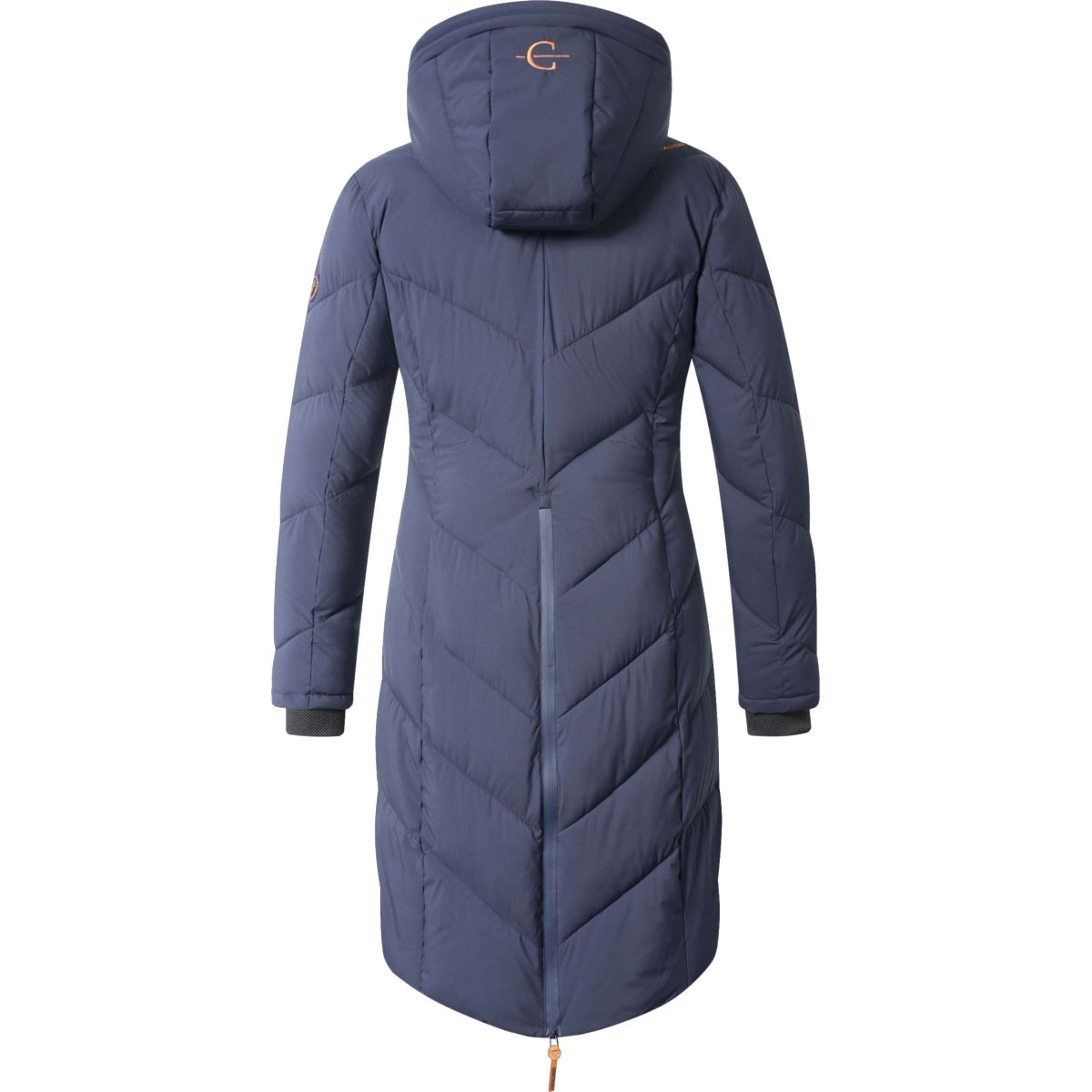 Covalliero Long Winter Coat AW26 Dark Navy
