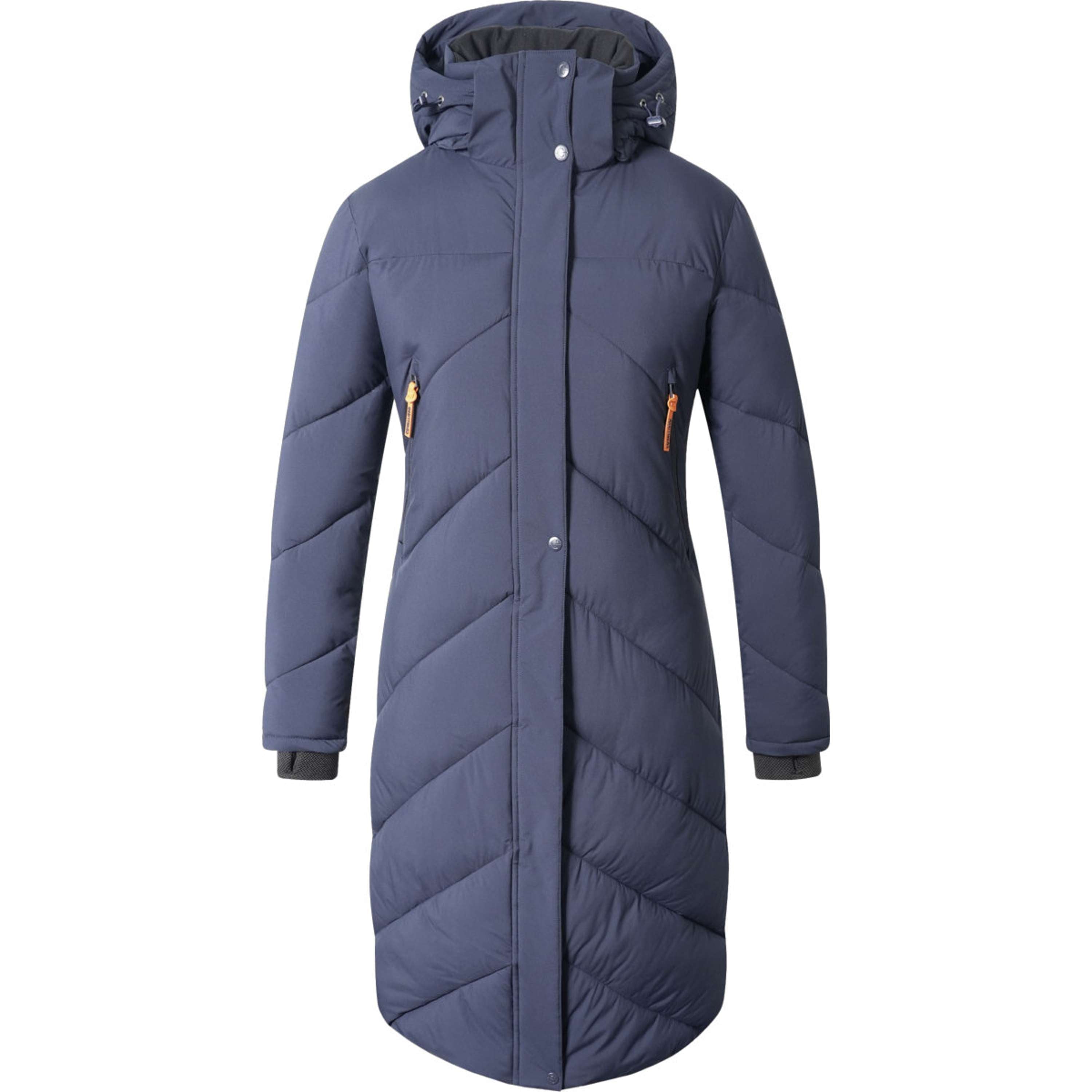 Covalliero Long Winter Coat AW26 Dark Navy