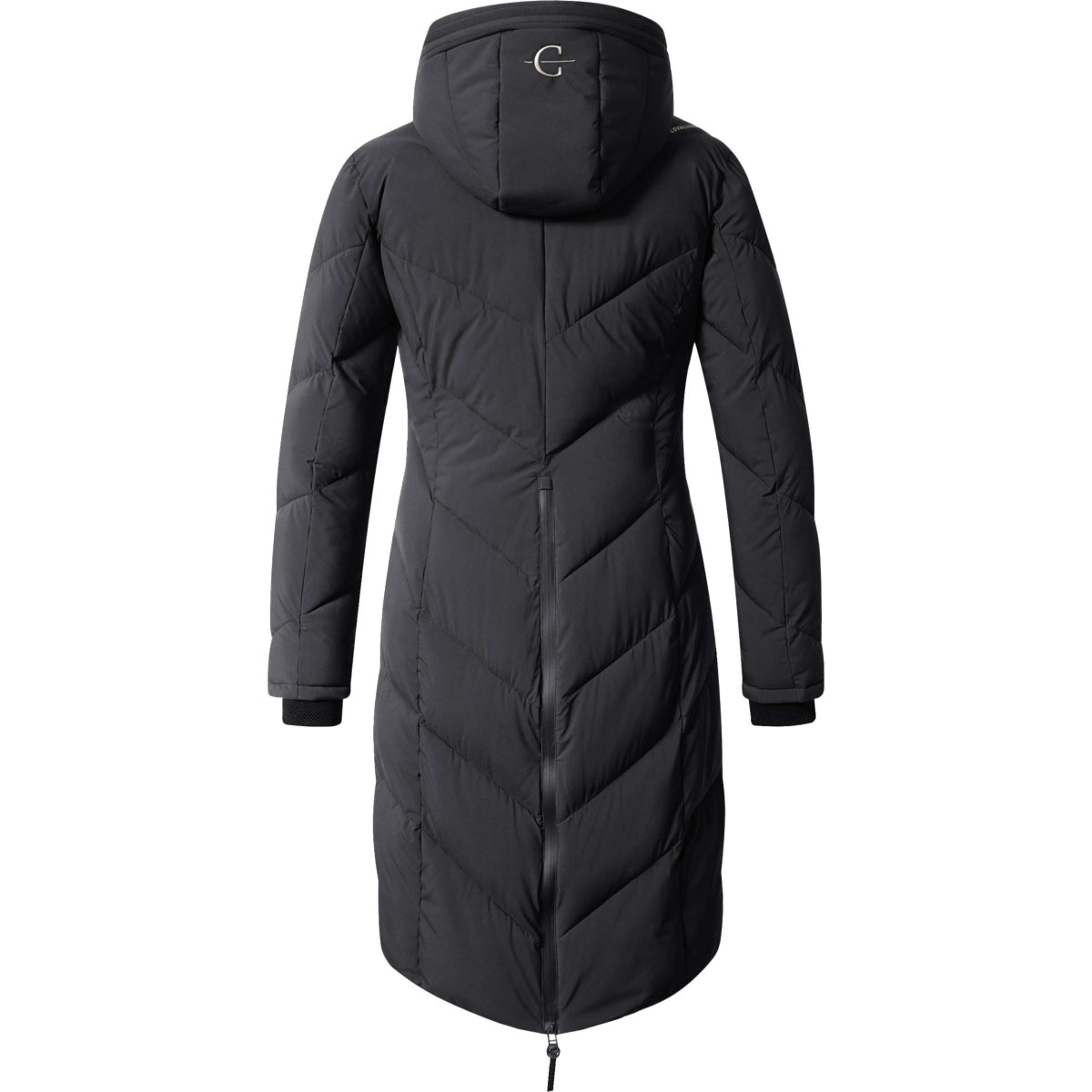 Covalliero Long Winter Coat AW26 Black