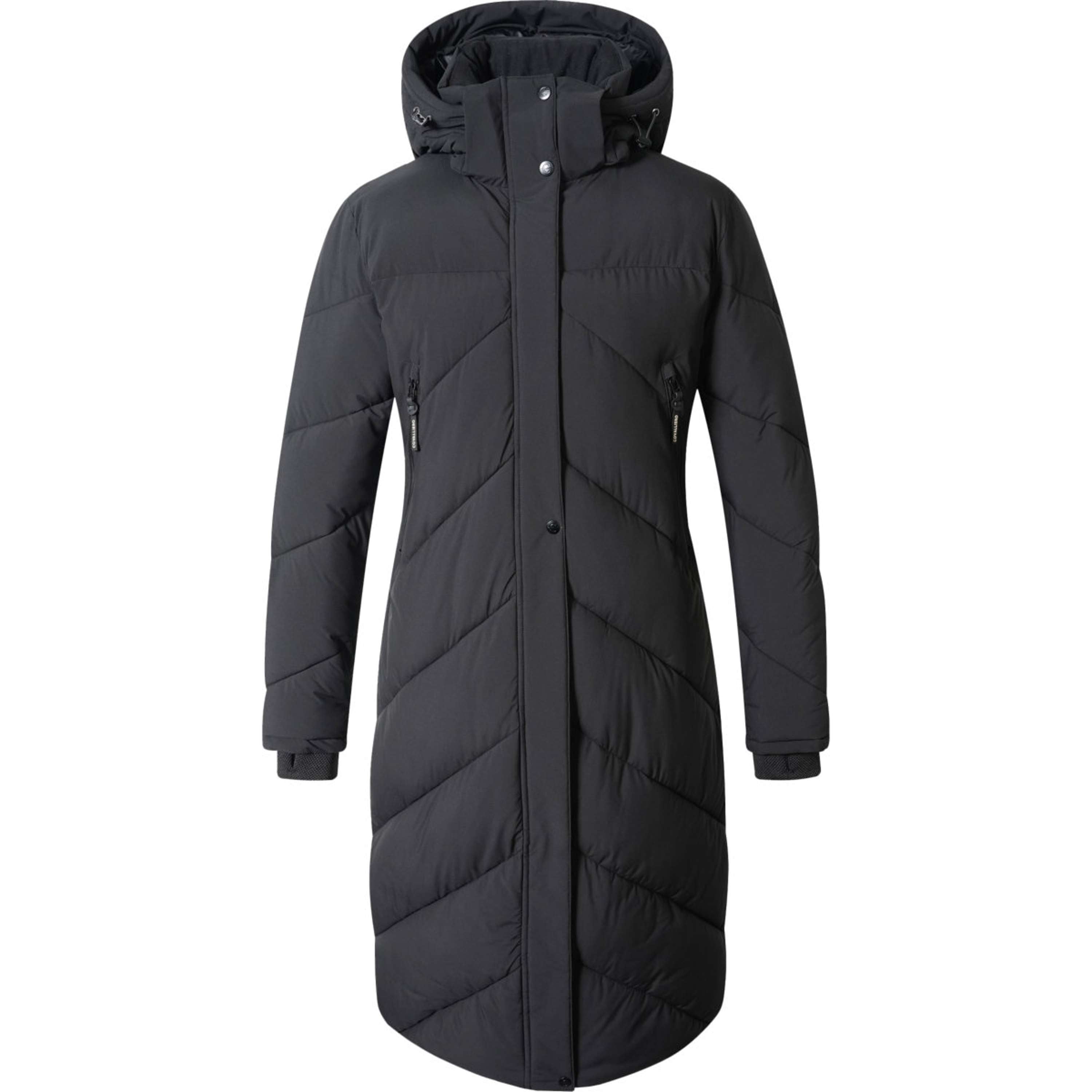 Covalliero Long Winter Coat AW26 Black