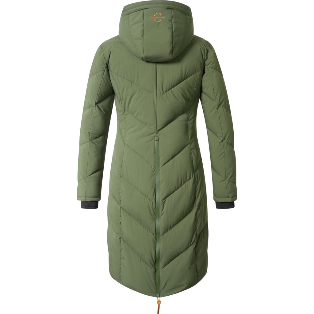 Covalliero Long Winter Coat AW26 Forest Green
